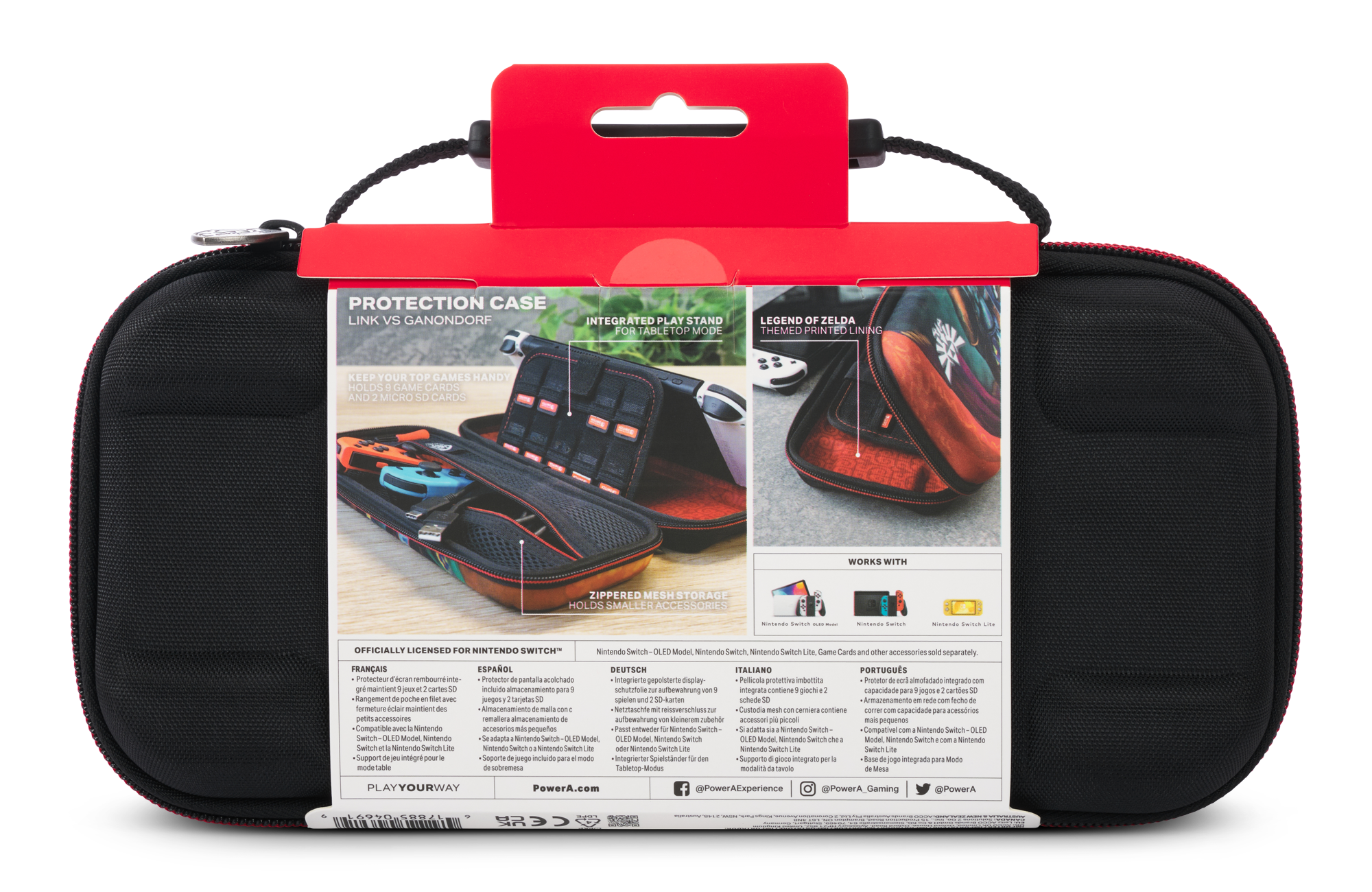 PowerA Protection Case for Nintendo Switch and Nintendo Switch Lite Link vs Ganondorf GameStop