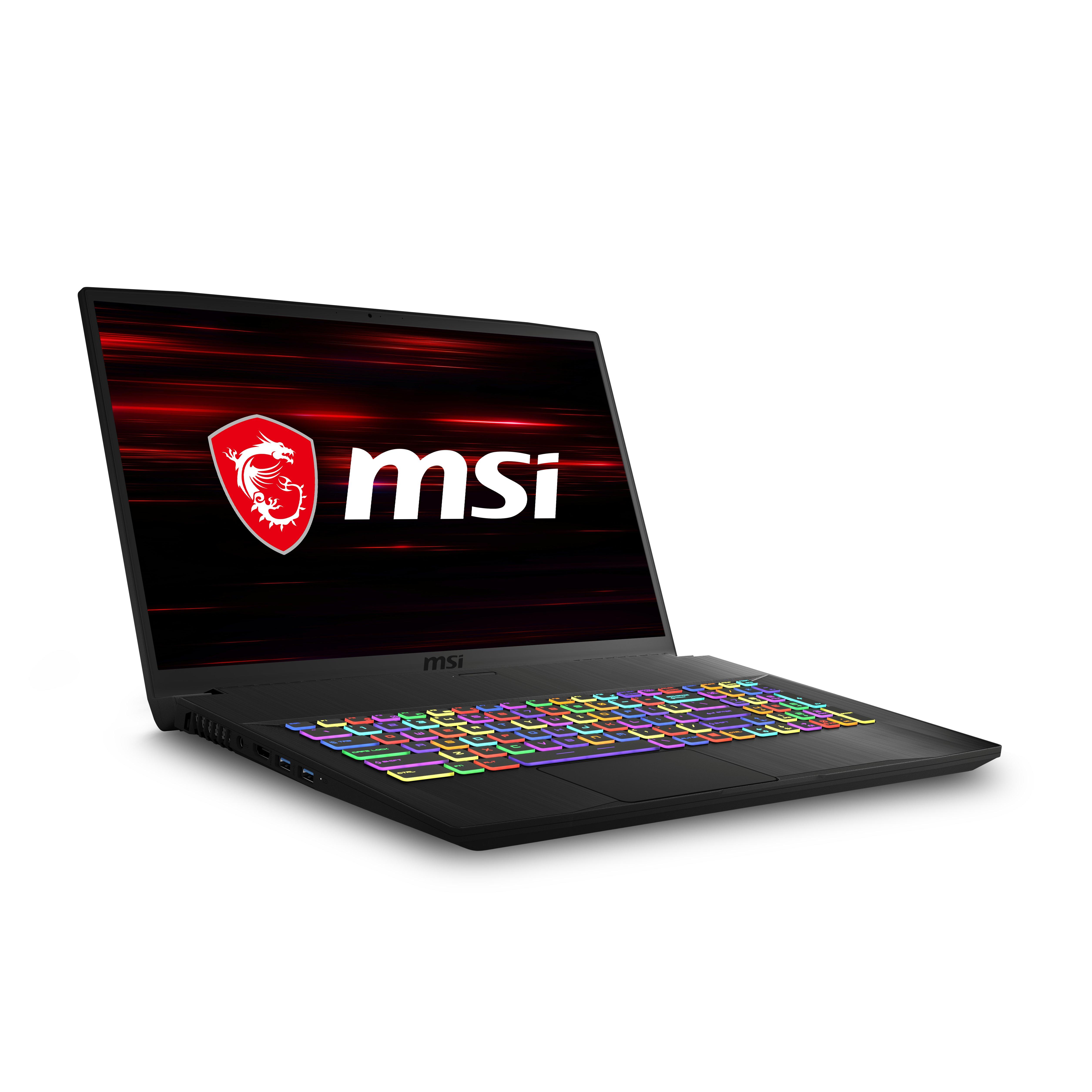 MSI THIN 17.3-in Gaming Laptop GeForce RTX 2060 GPU Intel Core i7-10750H  CPU 16GB RAM 512GB SSD GF75246