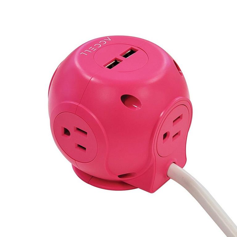 Accell Power Cutie Pink Compact Surge Protector (GameStop)