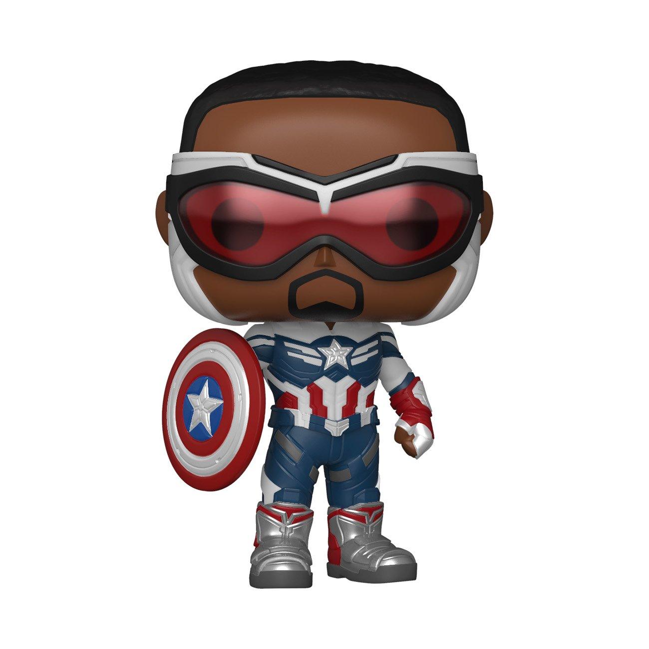 Funko POP! Marvel: The Falcon and the Winter Soldier Captain America 4-in  Vinyl Figure