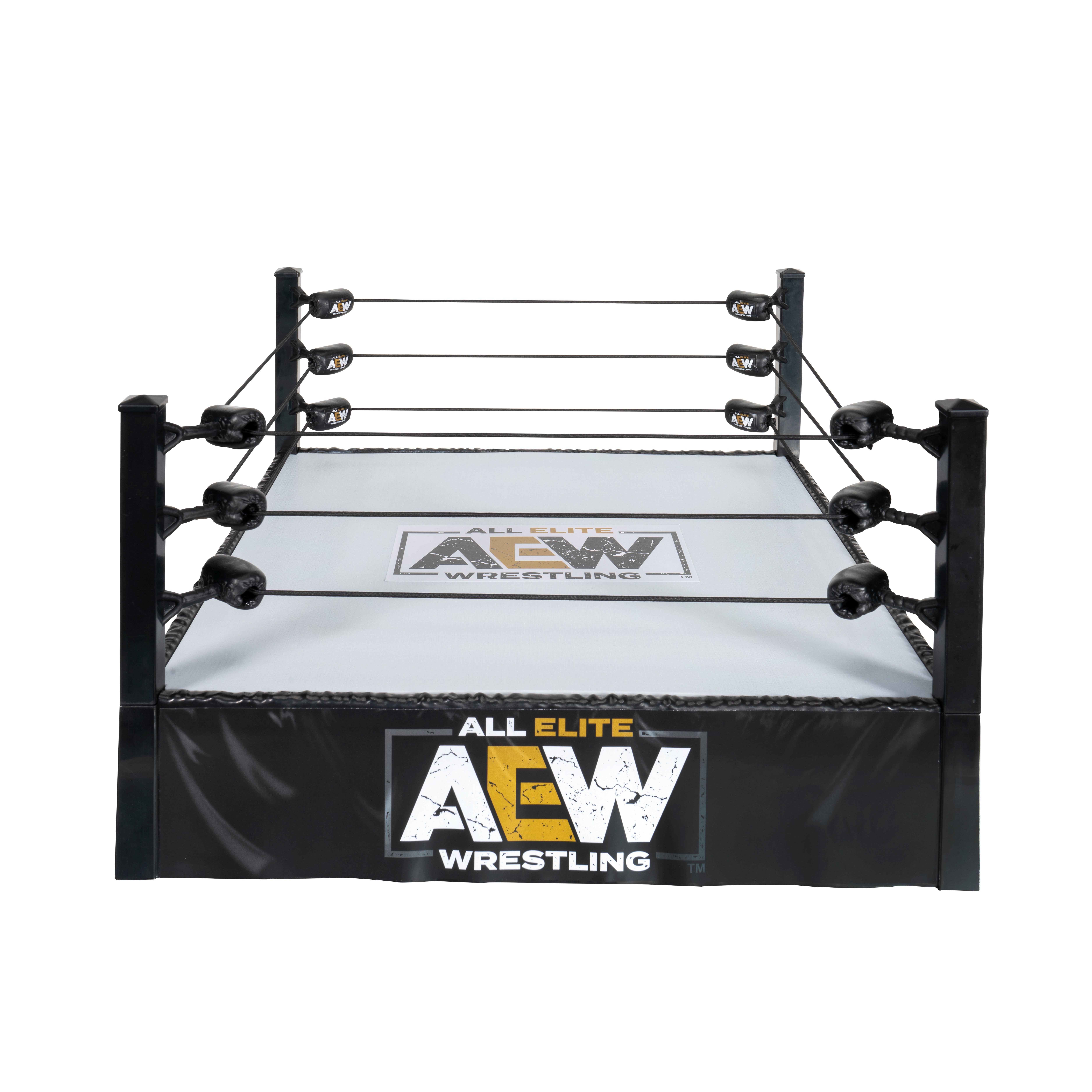 Fascineren bar Doe een poging Jazwares AEW All Elite Wrestling Unrivaled Action Wrestling Ring Playset |  GameStop