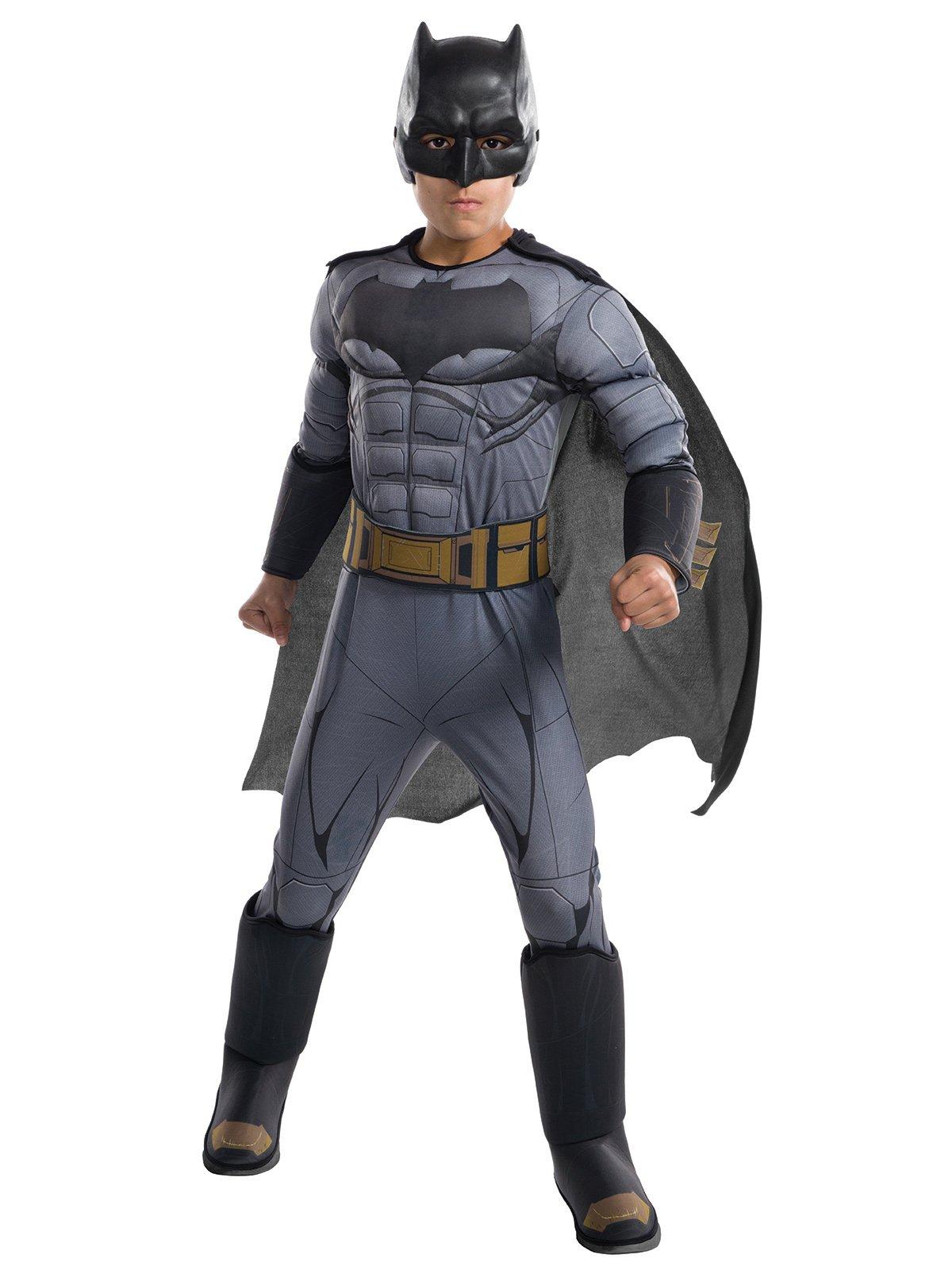 DC Comics Justice League Batman Deluxe Youth Costume, Size: Small, Rubie's Costume Company