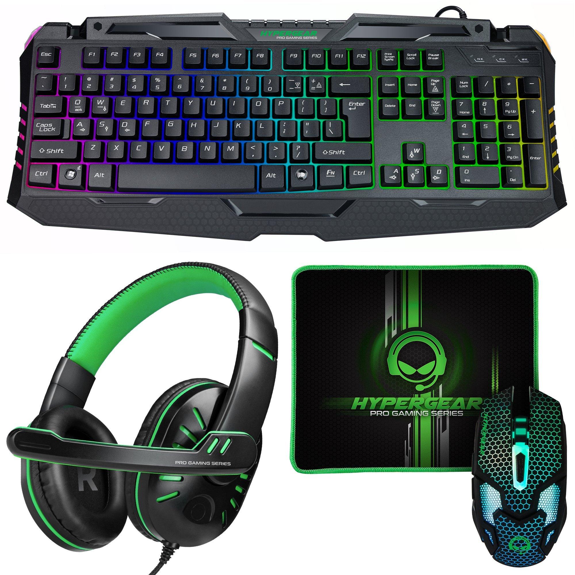 list item 1 of 8 HyperGear 4-in-1 PC Gaming Kit