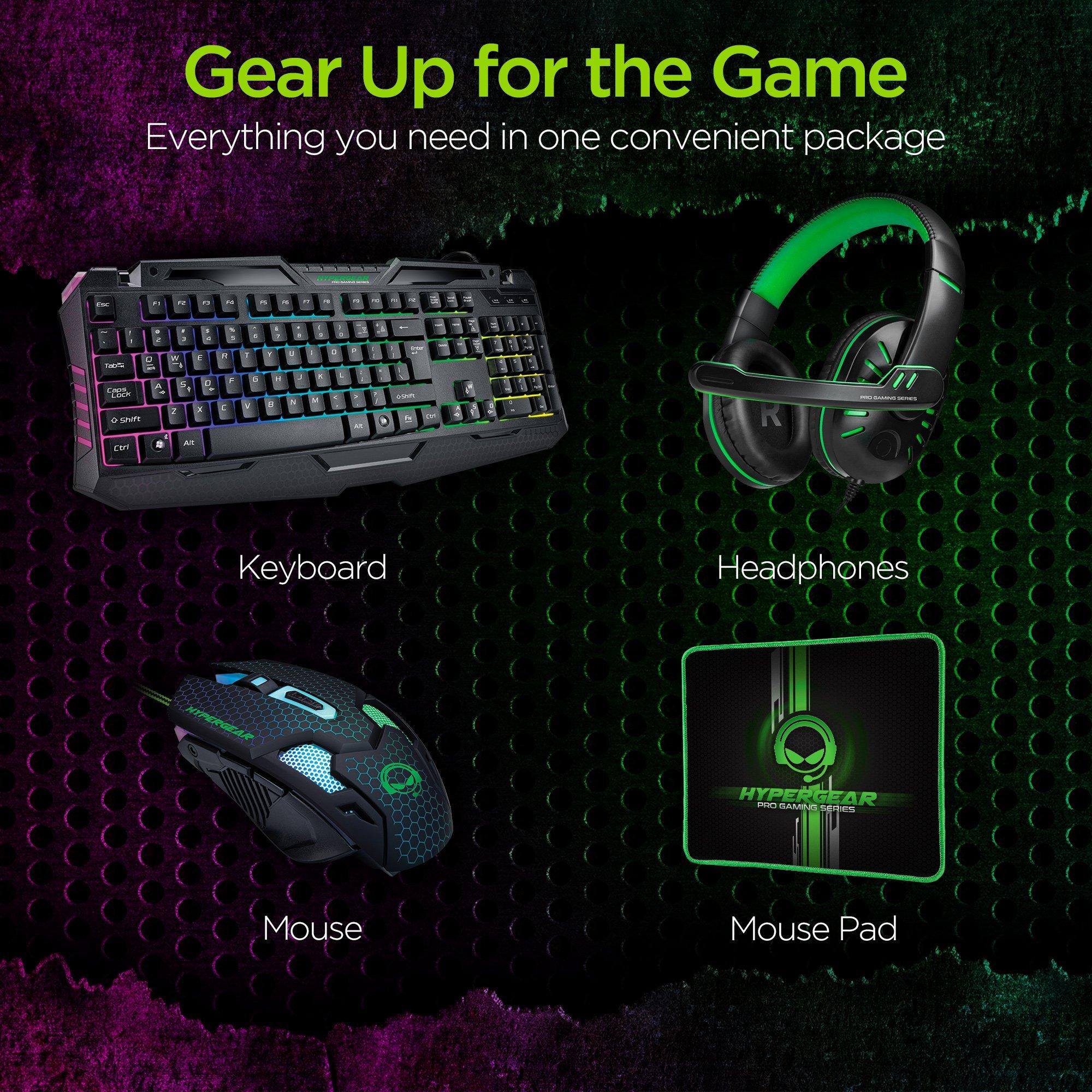 list item 2 of 8 HyperGear 4-in-1 PC Gaming Kit