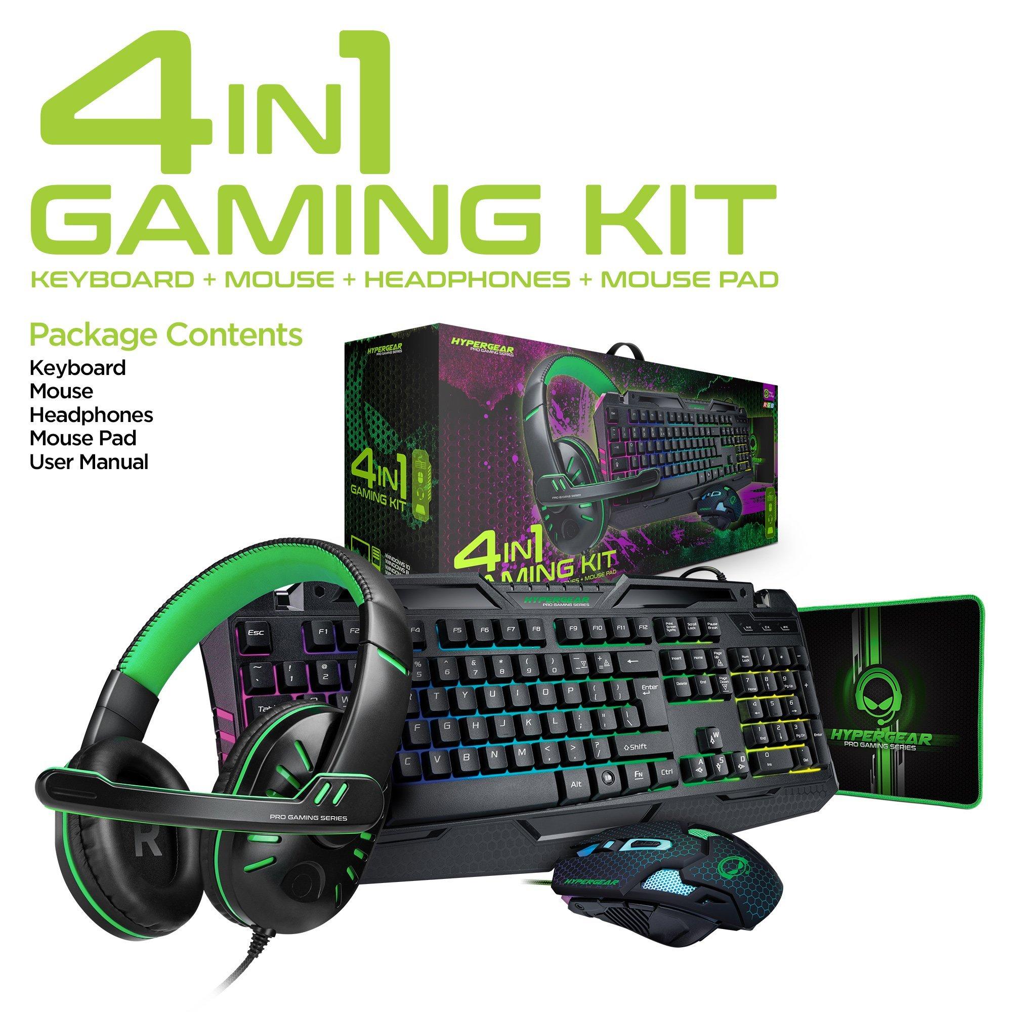 list item 8 of 8 HyperGear 4-in-1 PC Gaming Kit