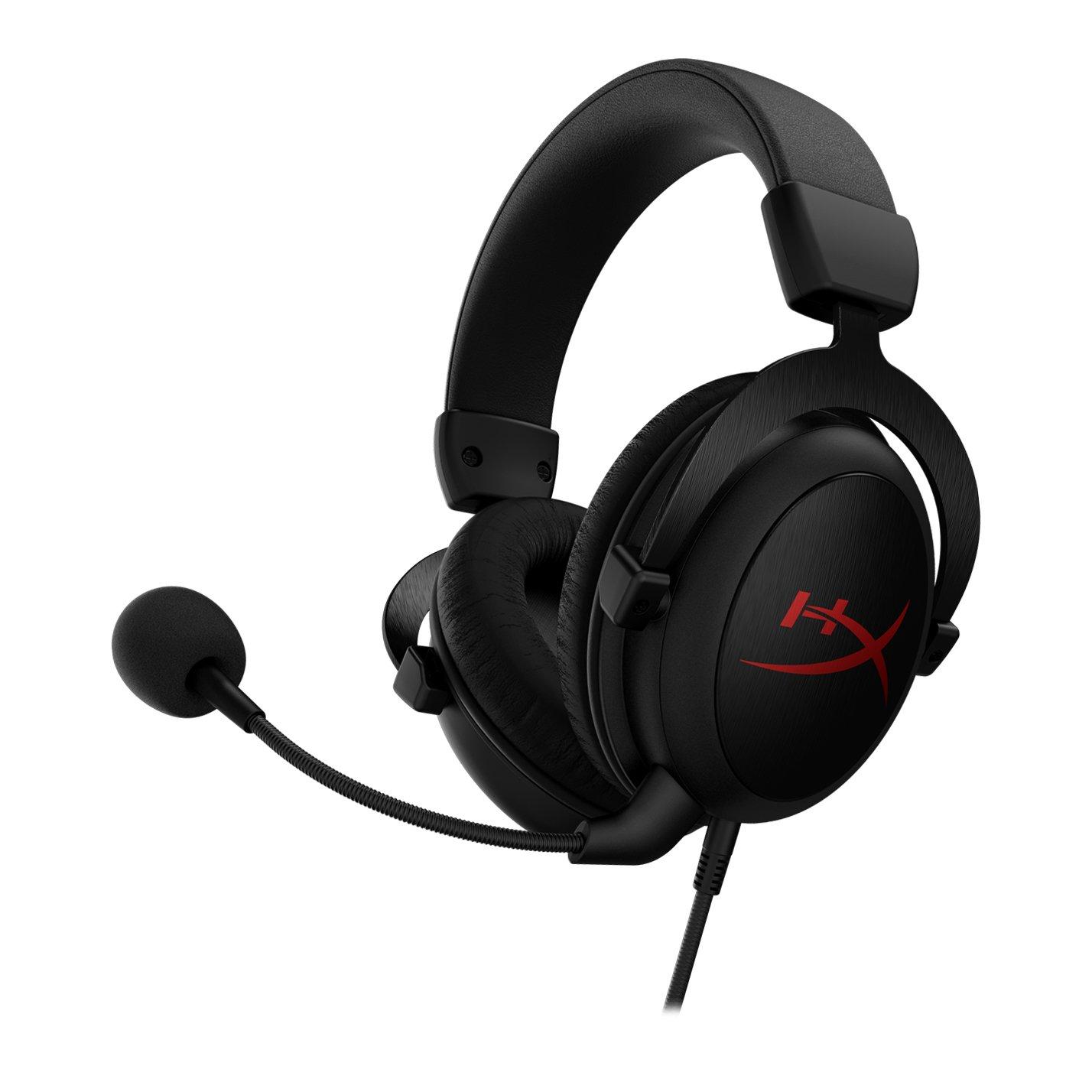 Casque-Micro Gaming - HYPERX - CLOUD CORE +7.1 - Noir et Rouge