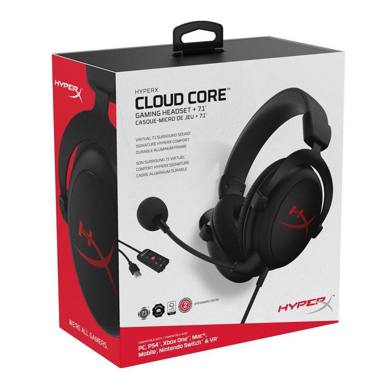 Bange for at dø brud hold HyperX Cloud Core 7.1 Wired Gaming Headset | GameStop