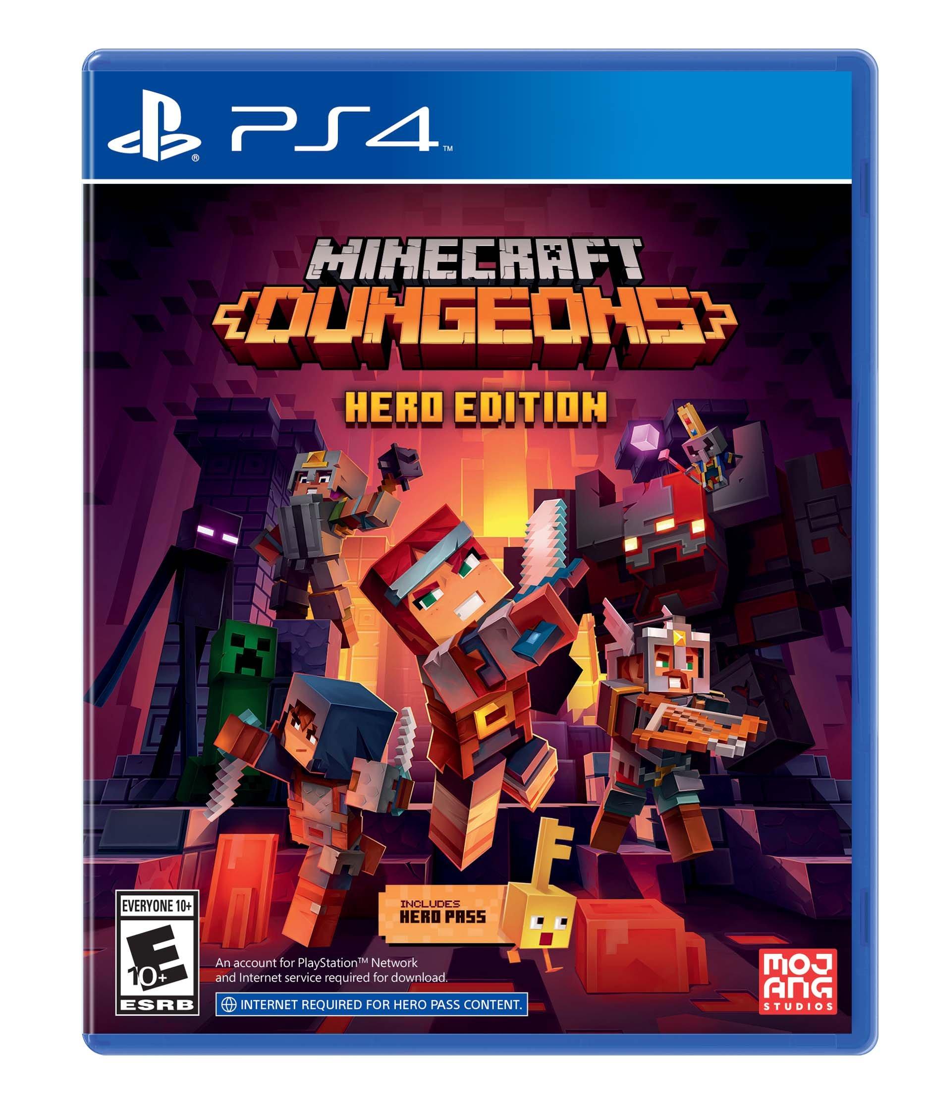 playstation store minecraft dungeons