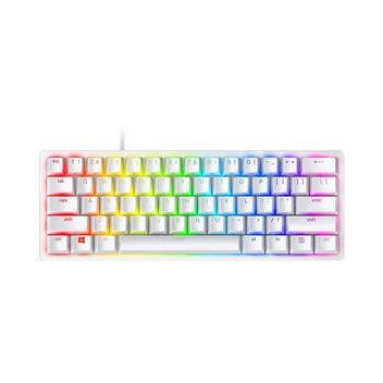 Razer Huntsman Mini Mercury Edition 60 Percent Optical Purple Switches Wired Gaming Keyboard