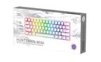Razer Huntsman Mini Mercury Edition 60 Percent Optical Purple Switches Wired Gaming Keyboard