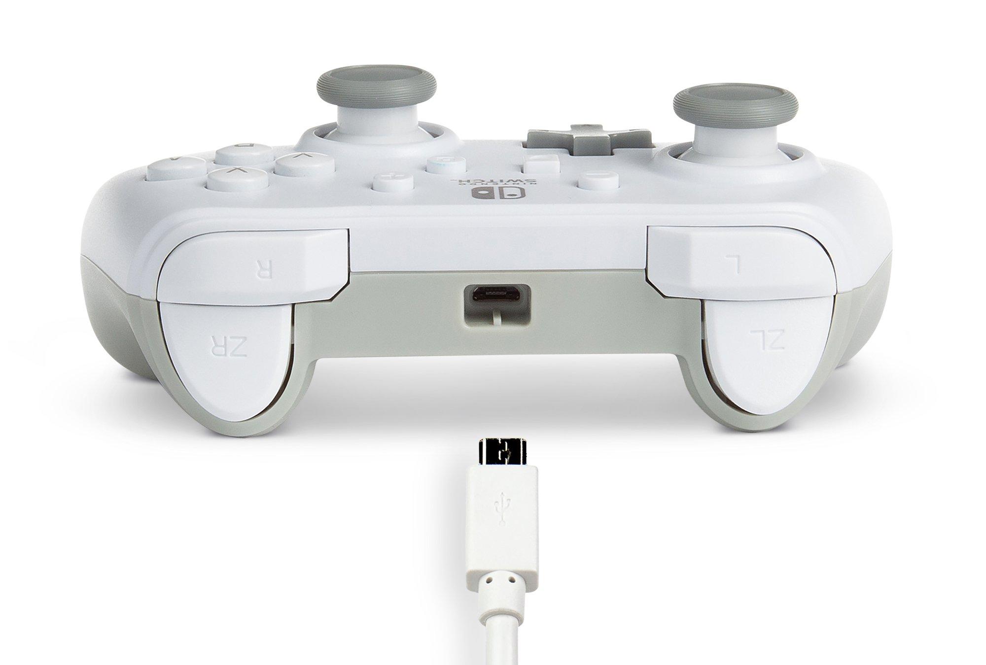 White Matte Wired Controller for Nintendo Switch | Nintendo Switch ...