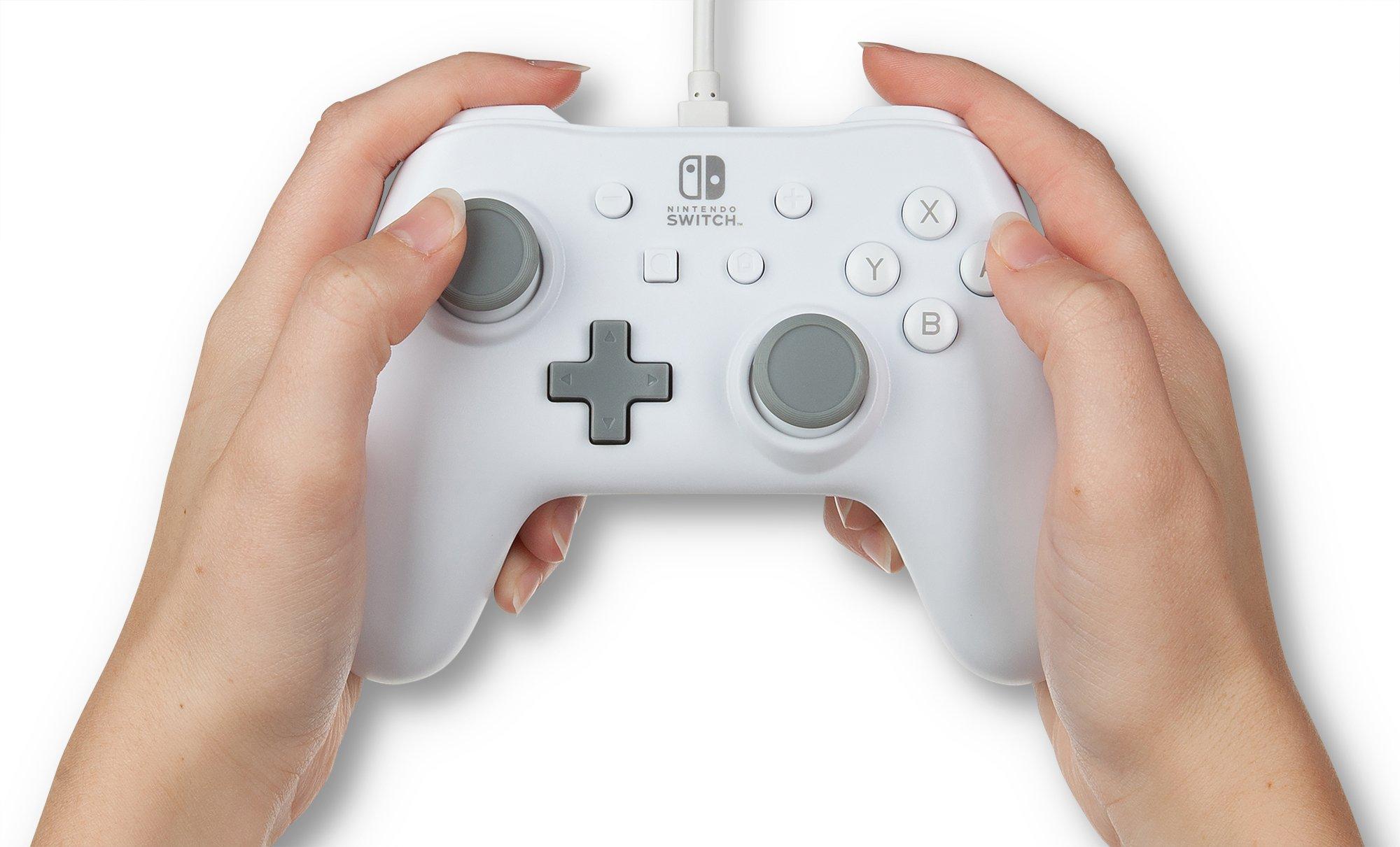 Powera - Wired Controller for Nintendo Switch - White