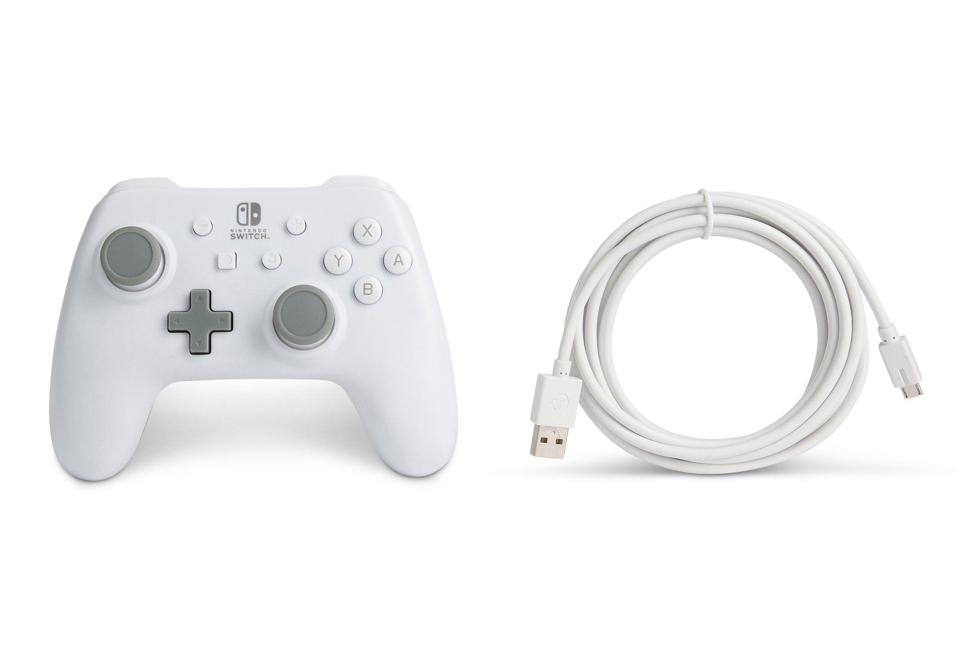 PowerA Wired Controller for Nintendo Switch - White - Gamepad