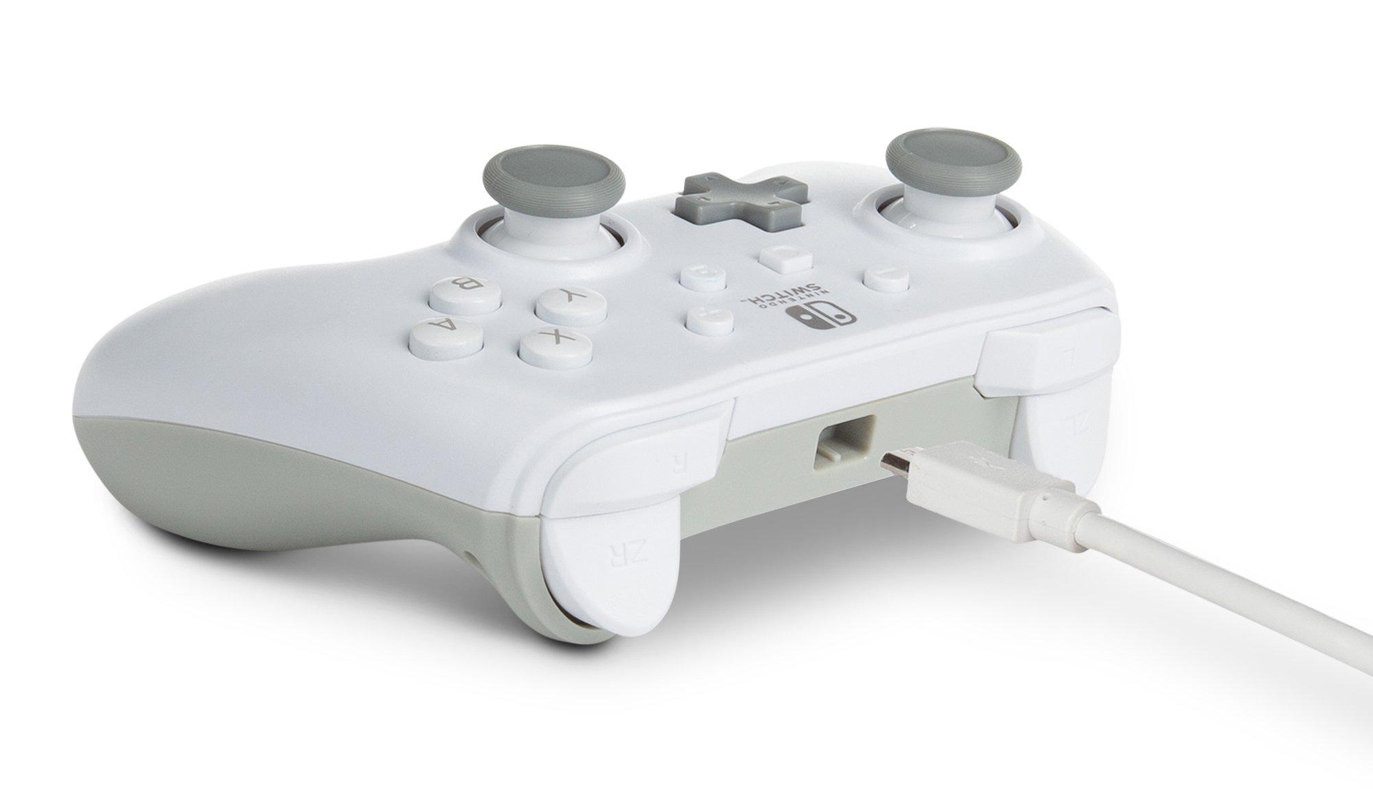 White Matte Wired Controller for Nintendo Switch | Nintendo Switch ...