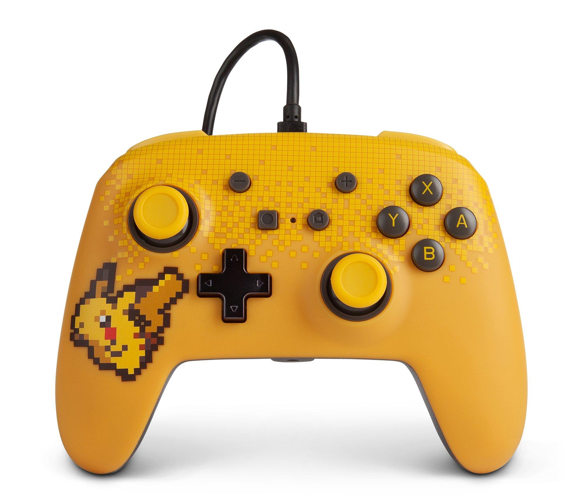 nintendo switch pikachu enhanced wired controller