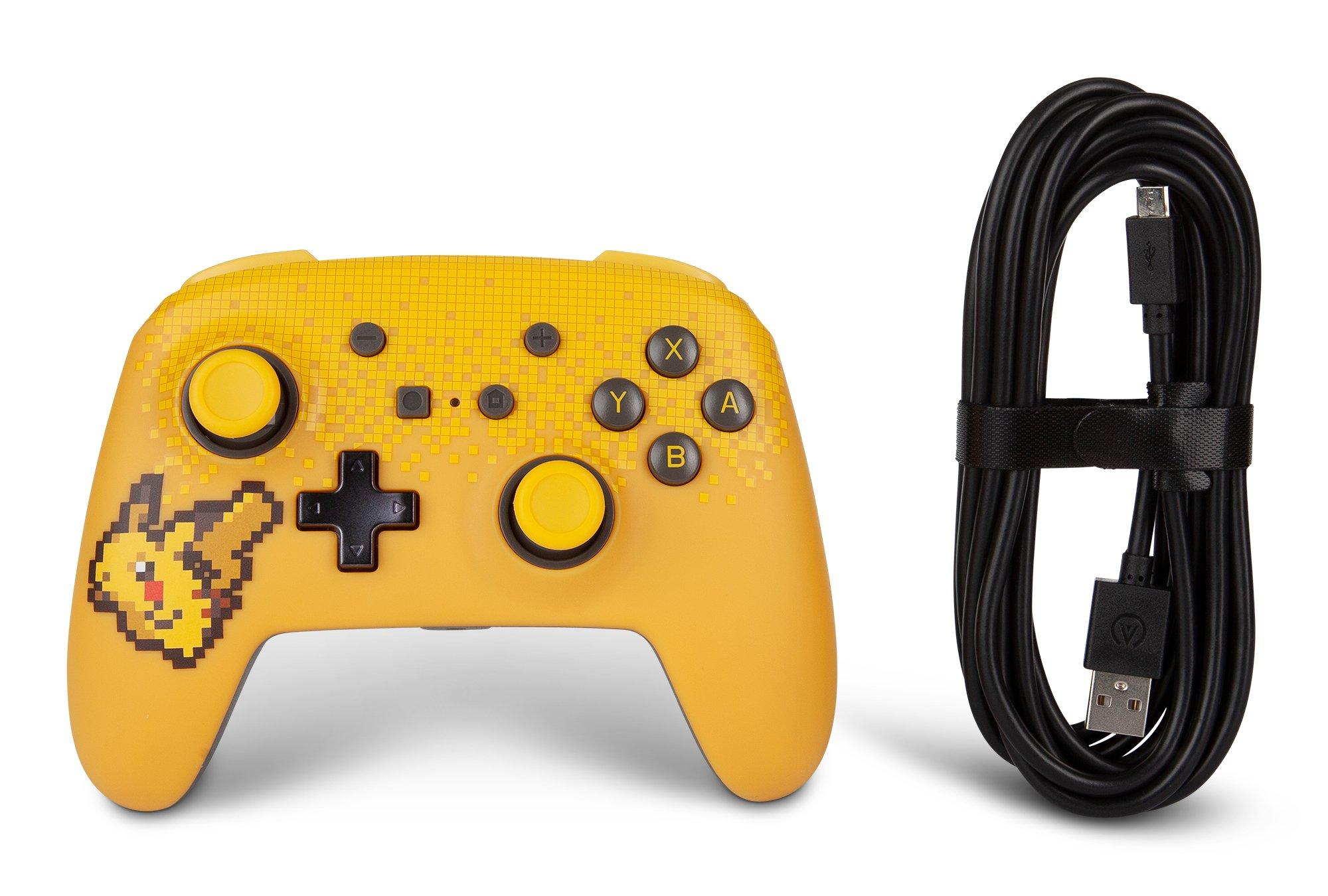 nintendo switch pikachu enhanced wired controller