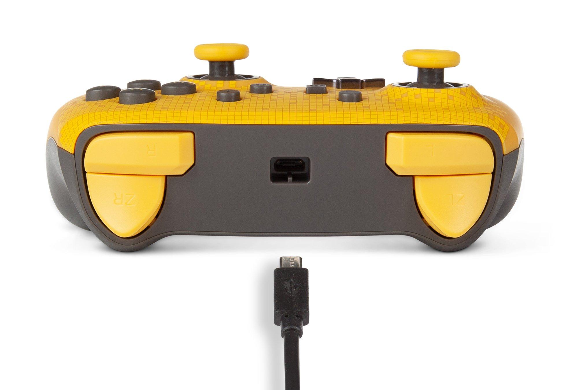 list item 3 of 9 PowerA Enhanced Wired Controller for Nintendo Switch - Pokemon Pixel Pikachu 