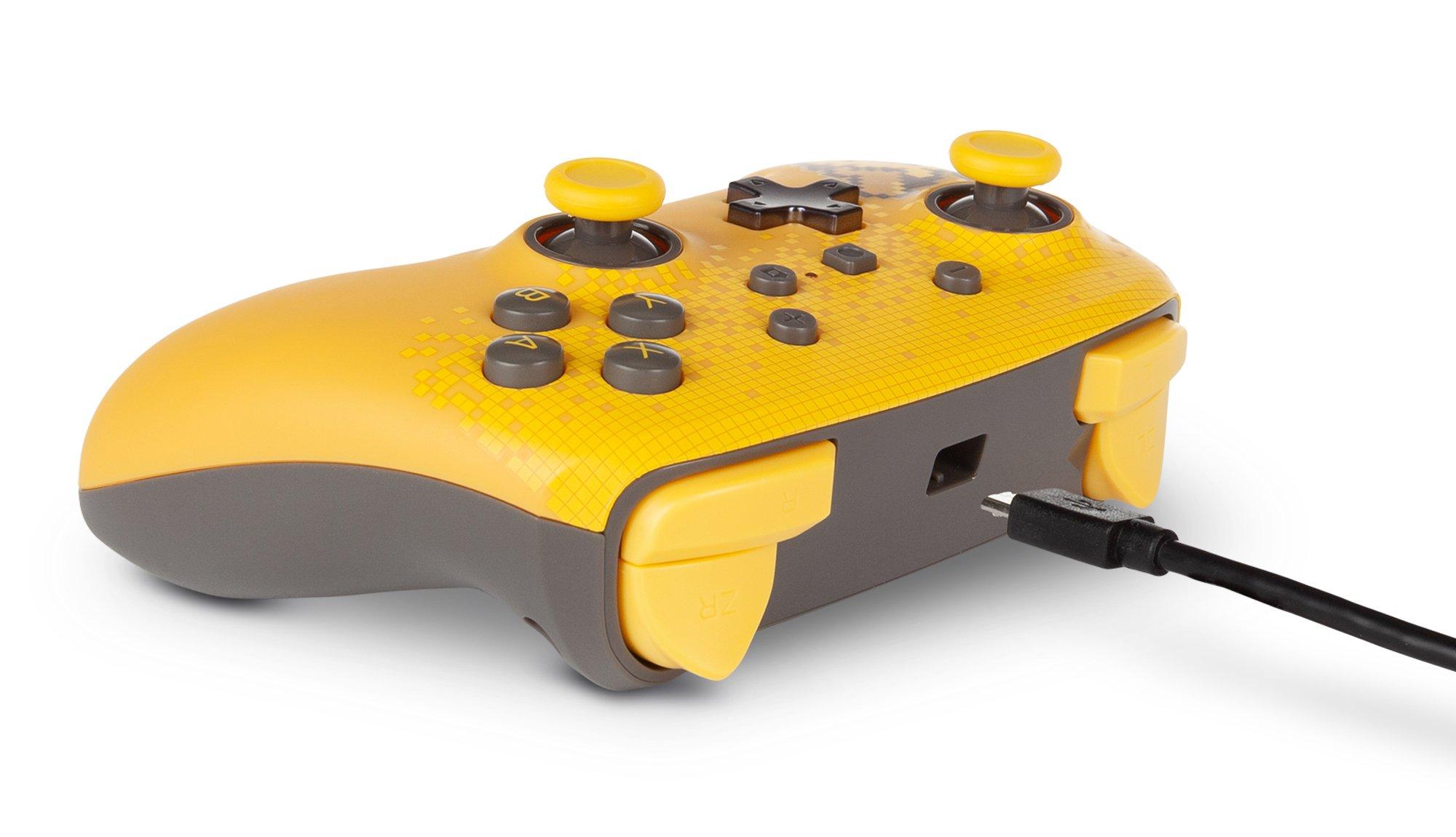 PowerA Enhanced Wired Controller for Nintendo Switch Pokemon Pixel Pikachu