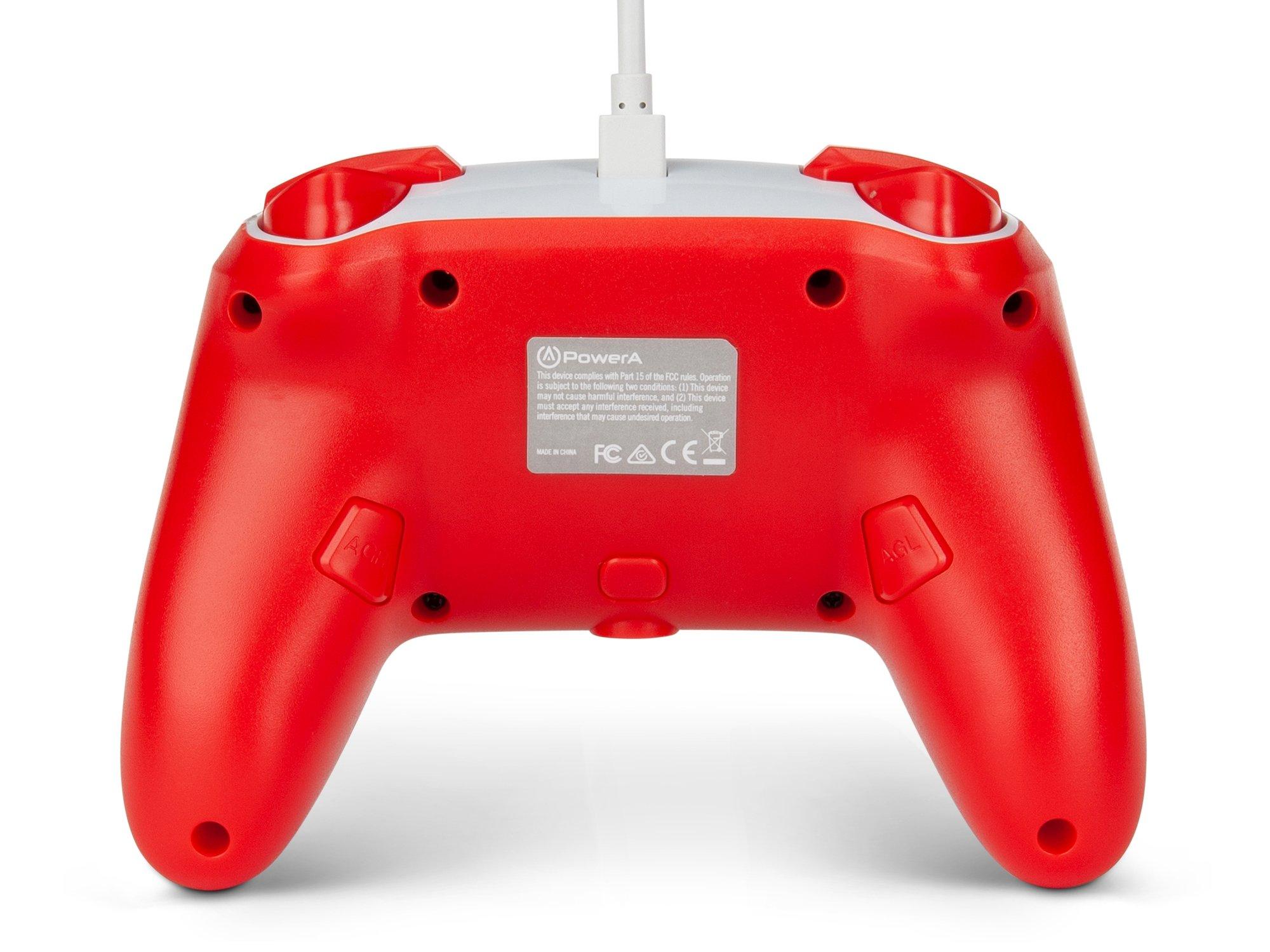 list item 6 of 9 PowerA Enhanced Wired Controller for Nintendo Switch - Super Mario Bros. Mario White 