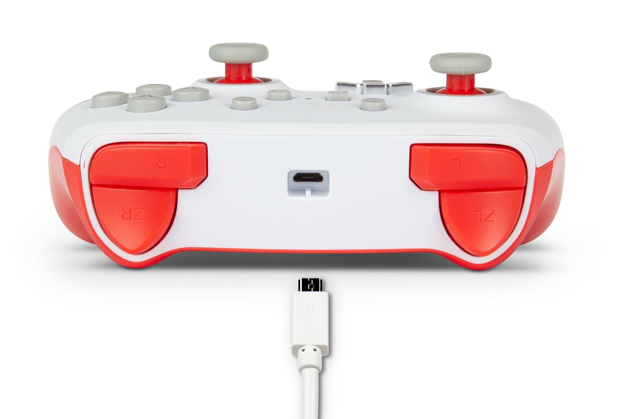 list item 9 of 9 PowerA Enhanced Wired Controller for Nintendo Switch - Super Mario Bros. Mario White 