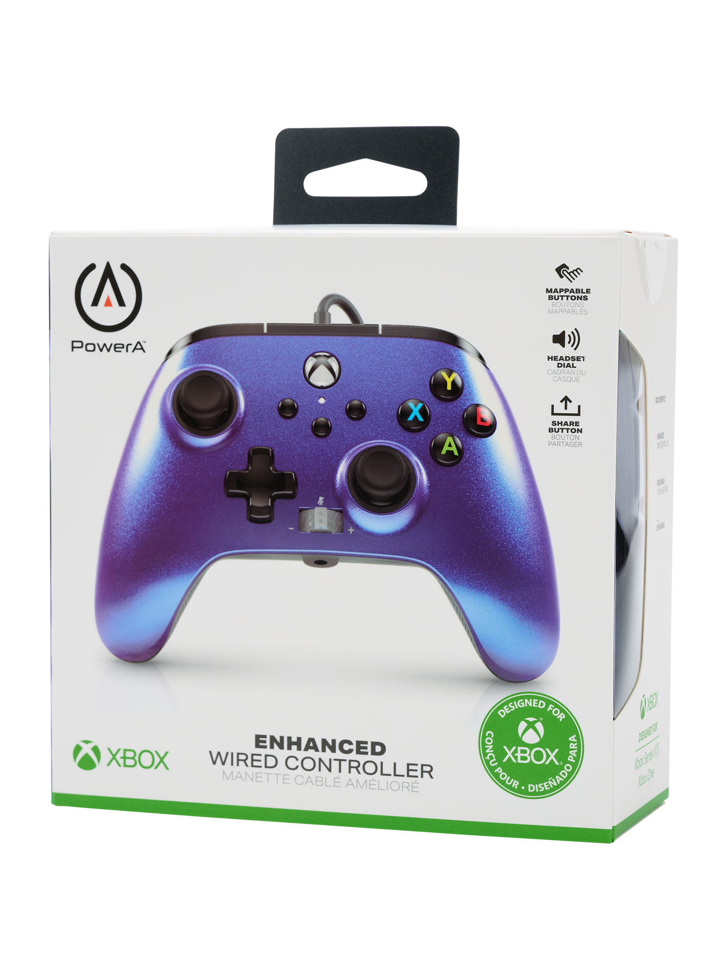 PowerA Enhanced Wired Controller for Xbox Series X/S Nebula