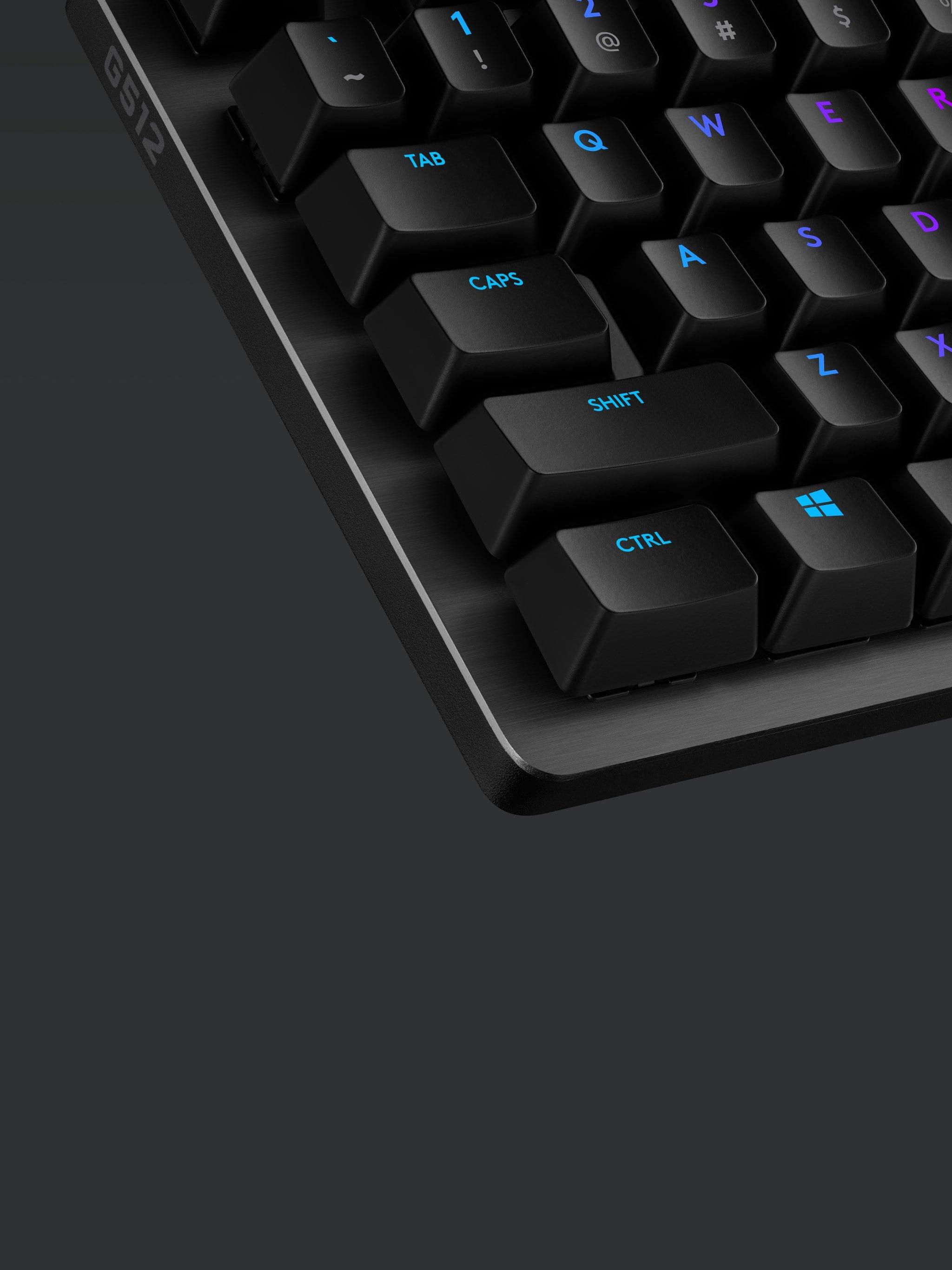 Logitech G512 Carbon GX Blue Switches RGB Mechanical Gaming Keyboard