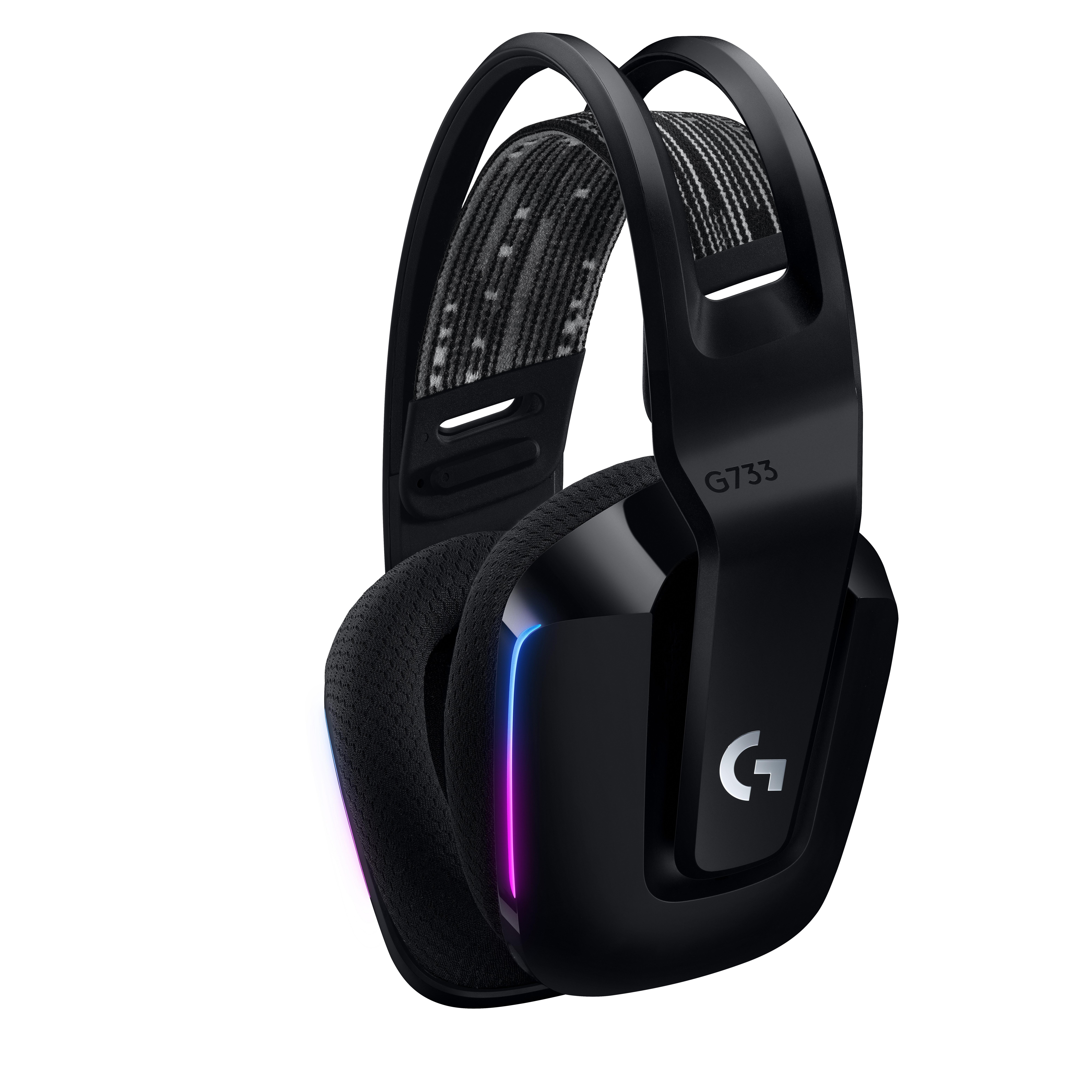 trussel frugtbart tilbehør Logitech G733 LIGHTSPEED Black Wireless Gaming Headset | GameStop