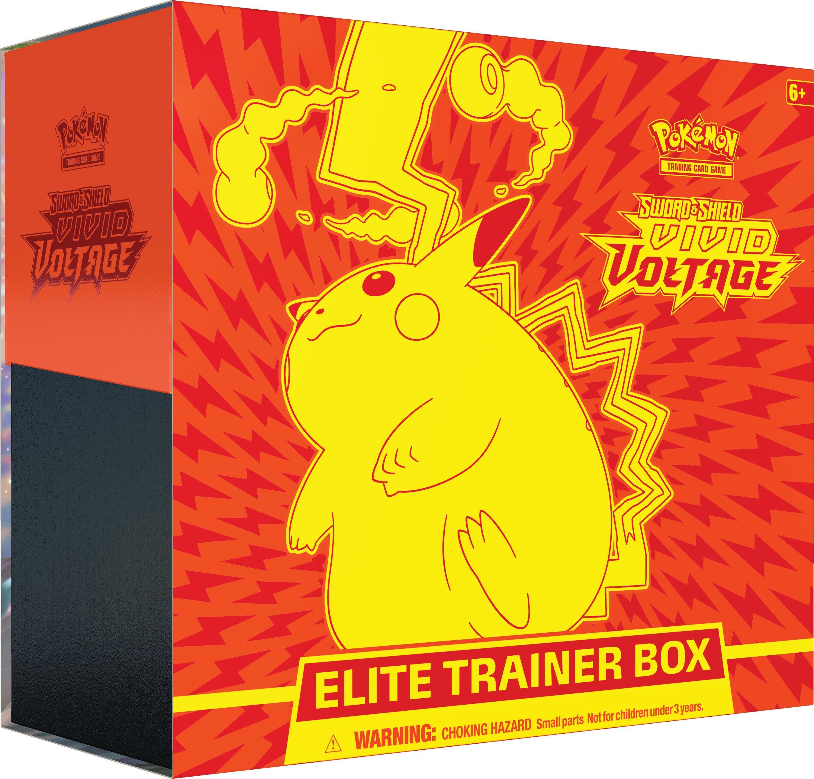 list item 1 of 1 Pokemon: Trading Card Game Sword and Shield Vivid Voltage Elite Trainer Box