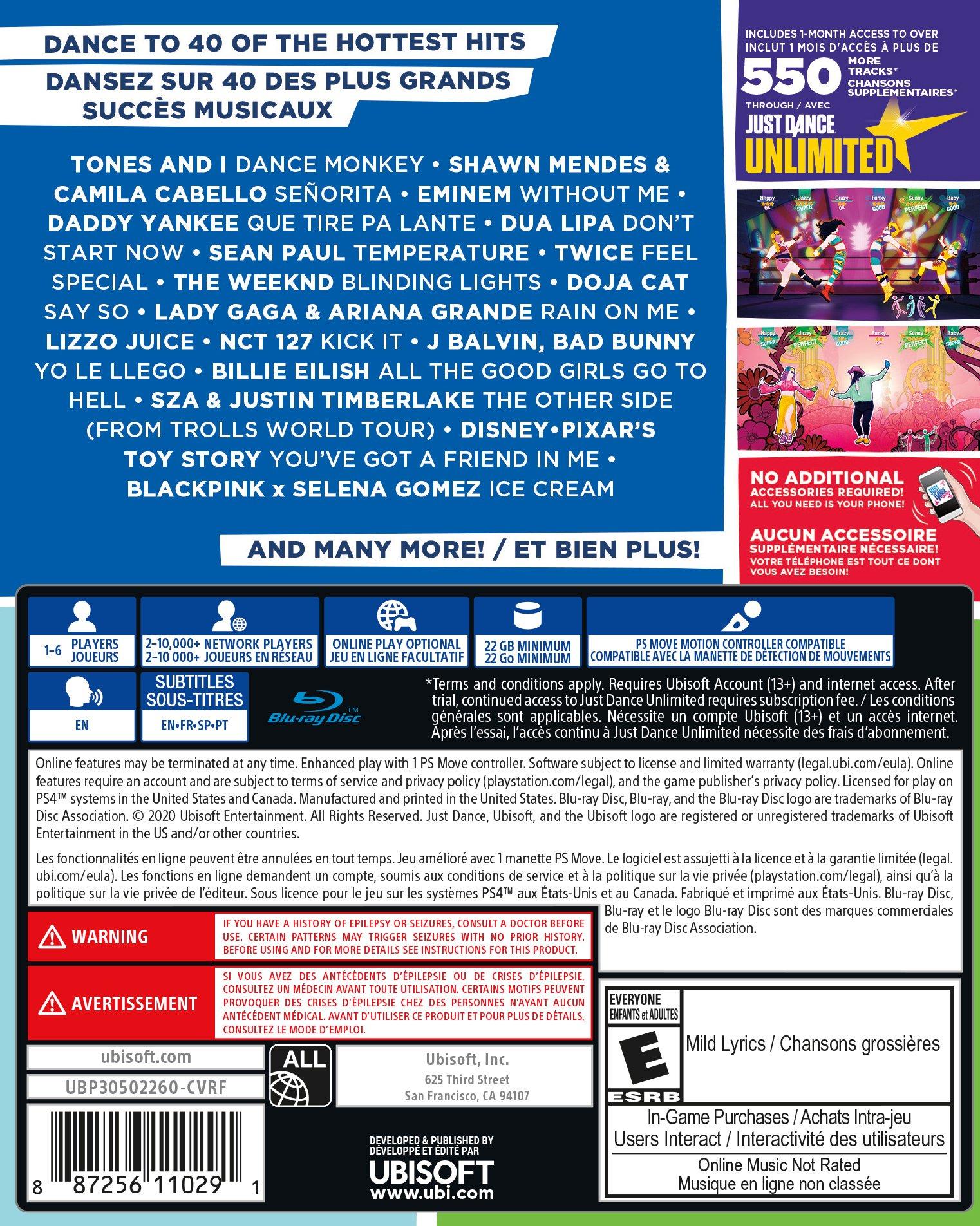 - 4 4 | GameStop 2021 | Just Dance PlayStation PlayStation