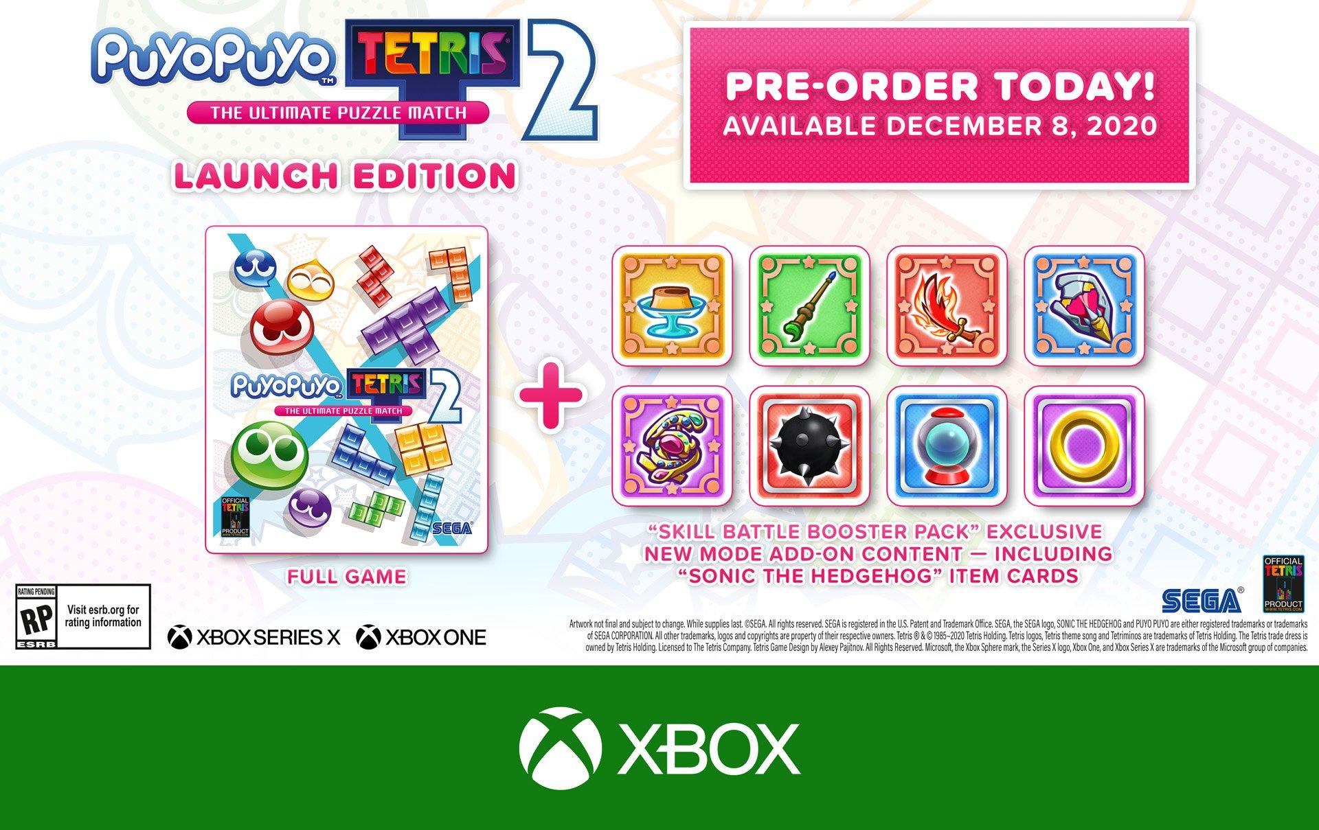 Puyo Puyo Tetris 2 Launch Edition - Xbox One