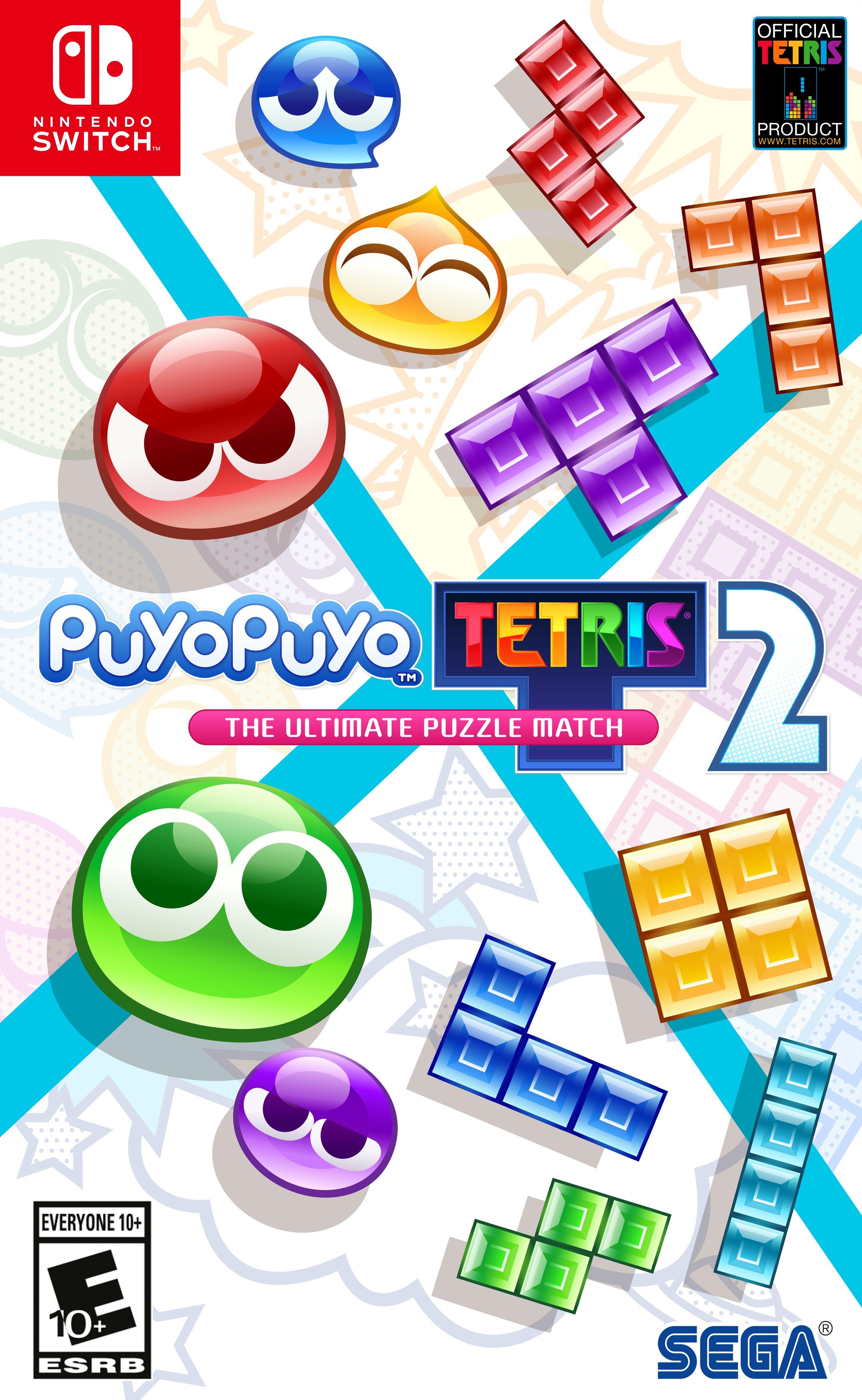 Kit Jogos Switch Puyo Puyo Tetris e New Super Mario Bros U Deluxe