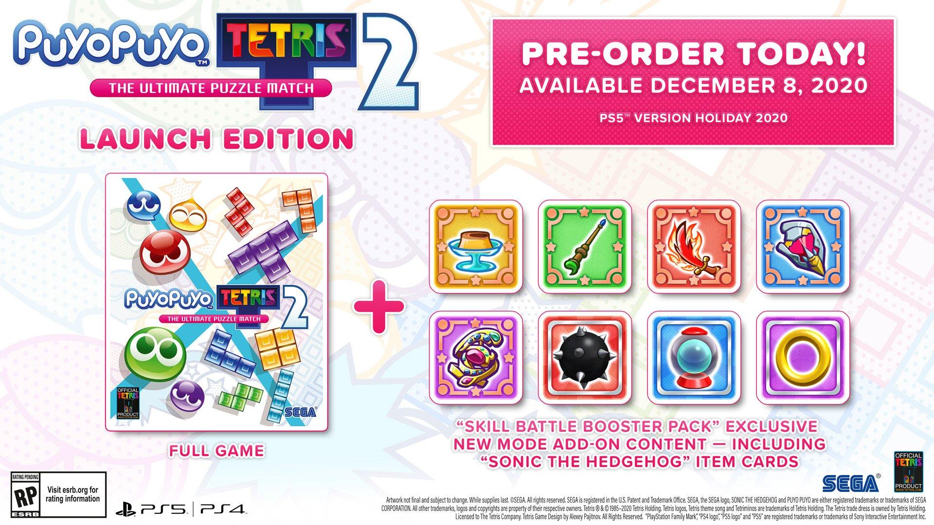 Game Puyo Puyo Tetris 2 - Ultimate Puzzle Match - Ps5 em Promoção na  Americanas