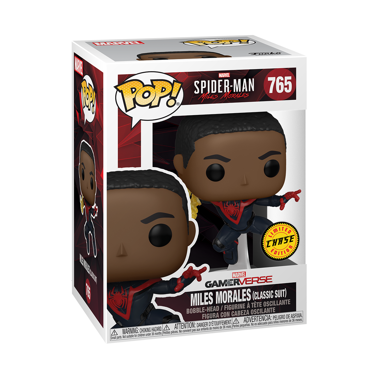 Funko Pop: Marvel: Miles Morales (Gamer) Chase Edition : .co