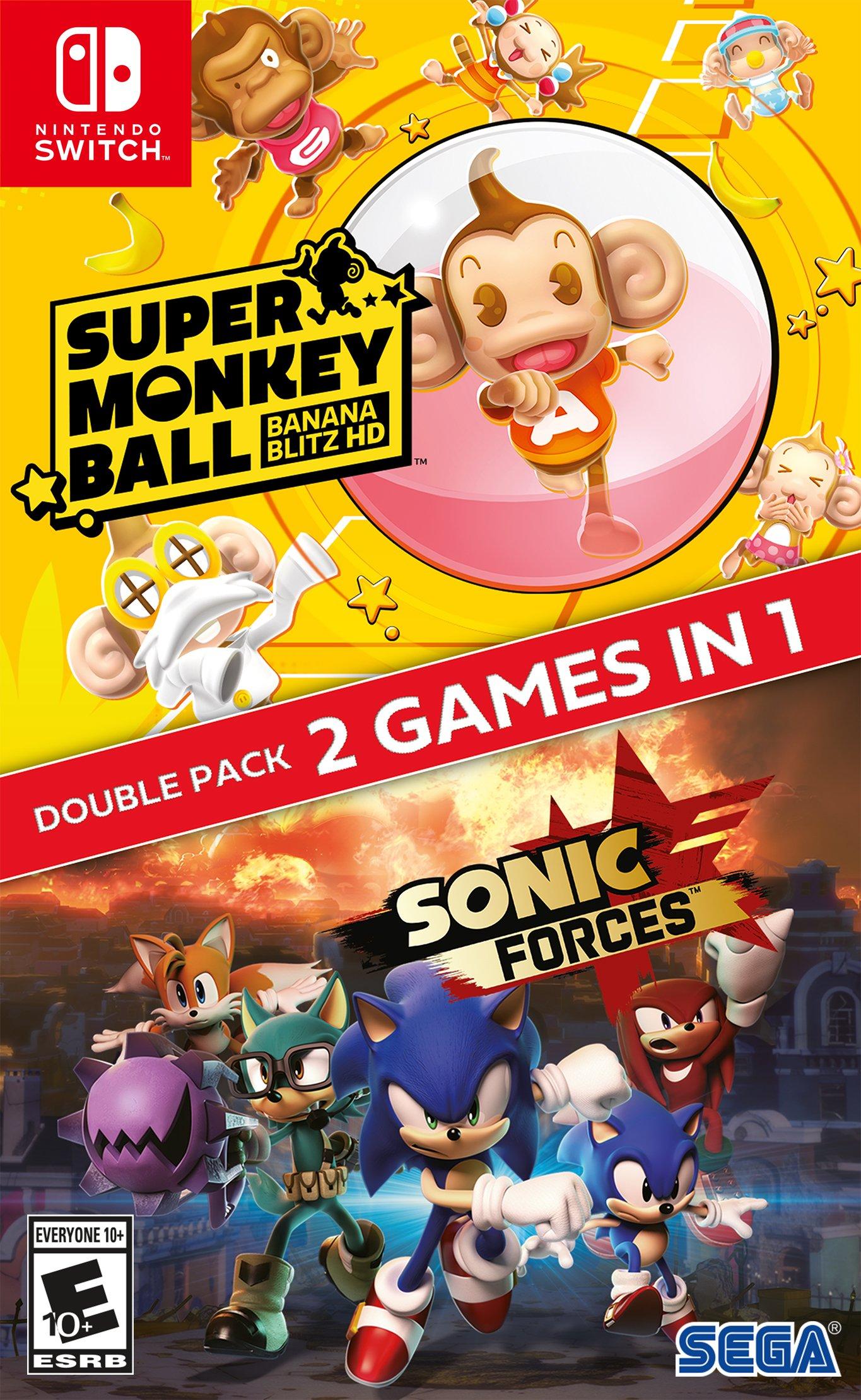 Sonic Forces Plus Super Monkey Ball: Banana Blitz HD Double Pack - Nintendo Switch