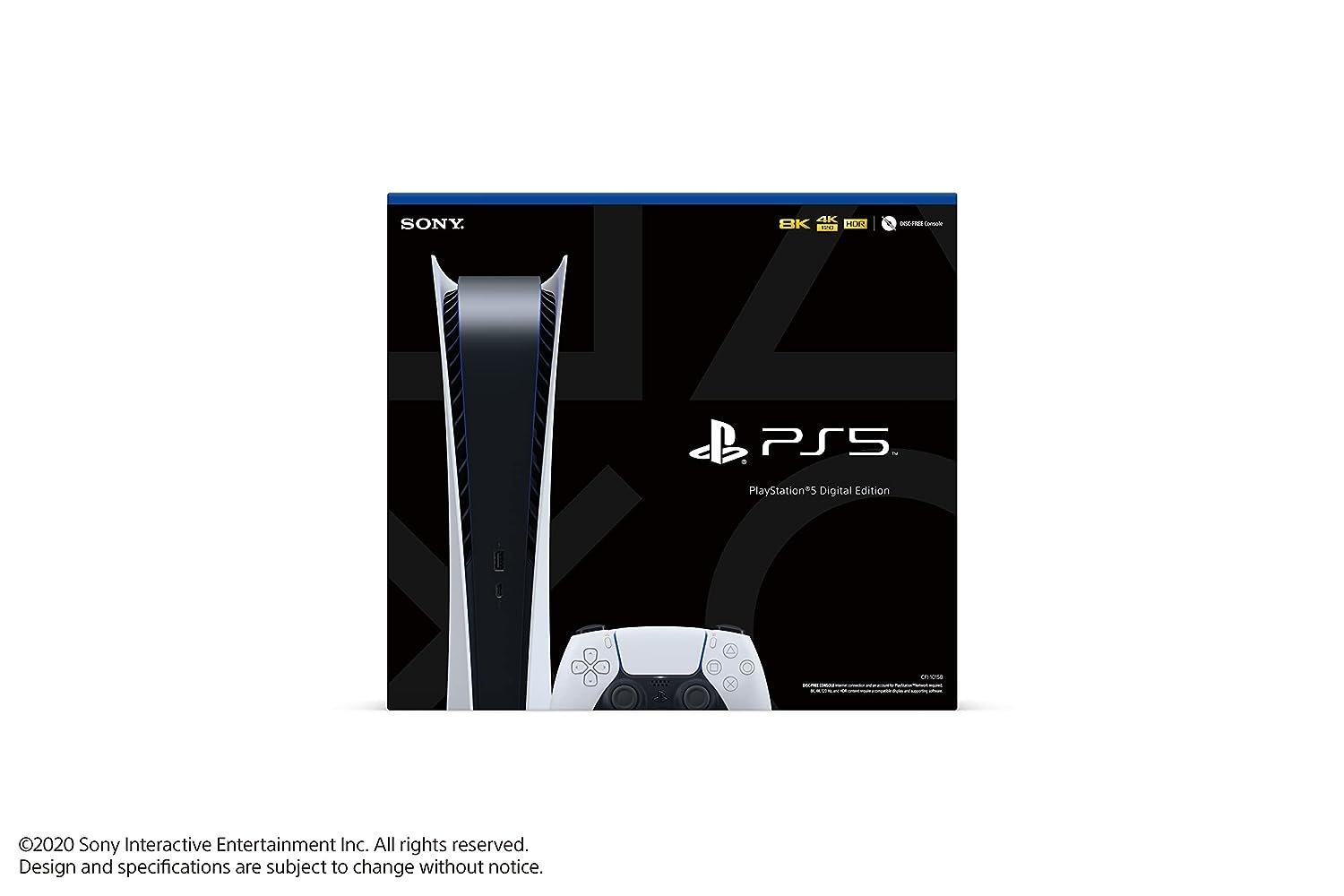 Console Playstation 5 (PS5) Digital Edition, Sony Playstation sony
