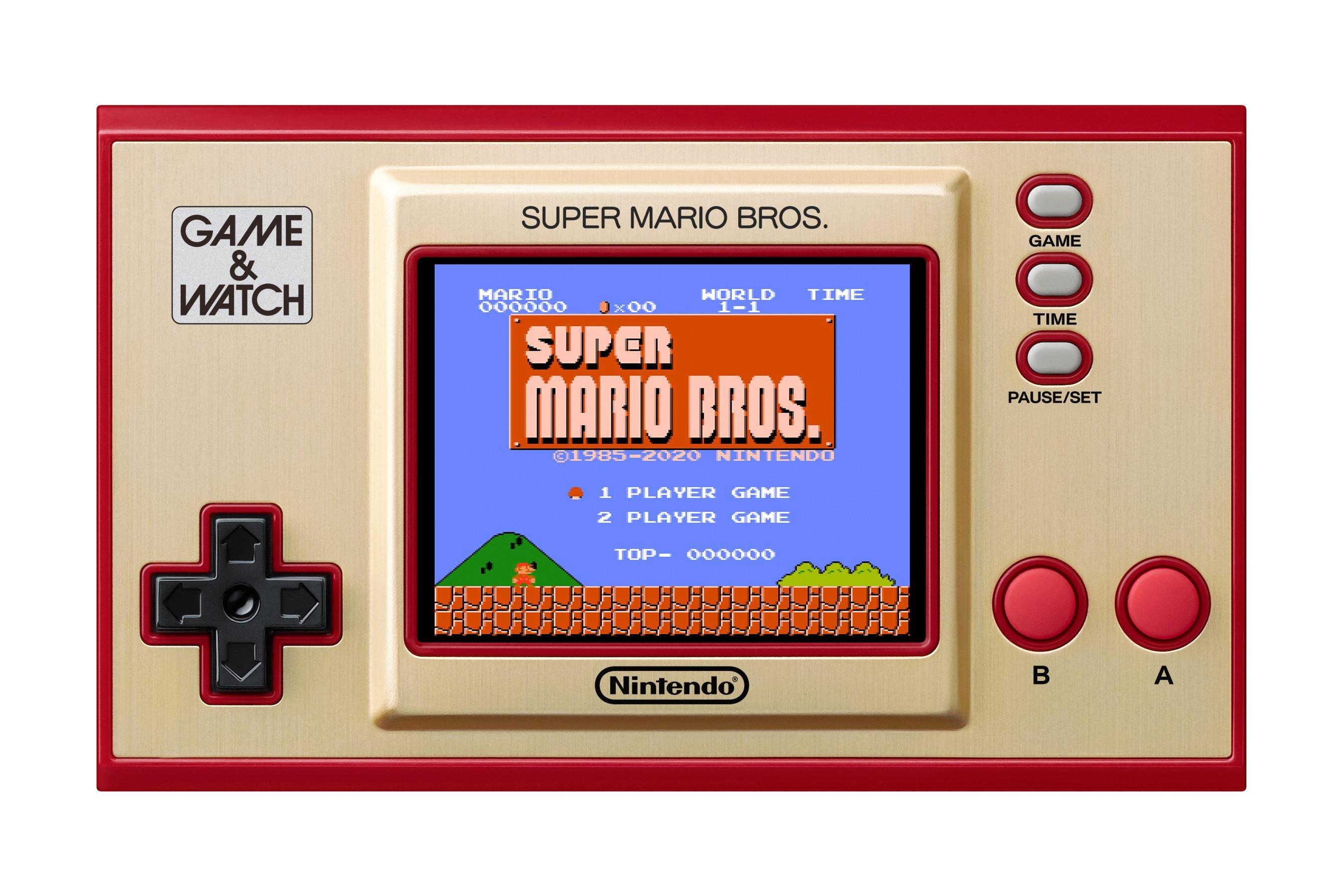 New Game & Watch Super Mario Bros Nintendo handheld Game Welcome