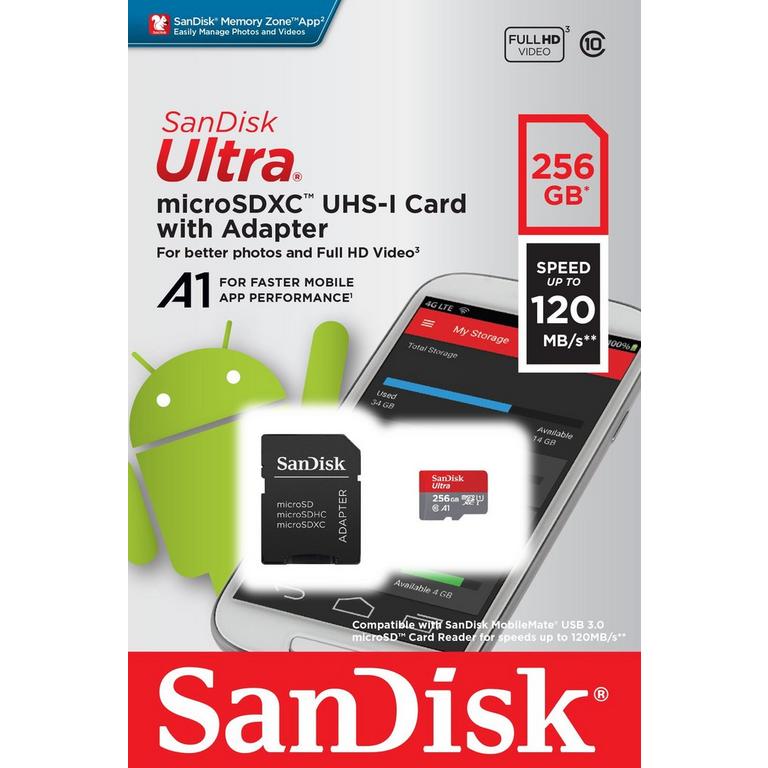 SanDisk - 【Switch2】SanDisk microSD EXPRESS 256GB SanDisk Express 256GB microSD PCIe 3.1 NVMe UHS I Memory