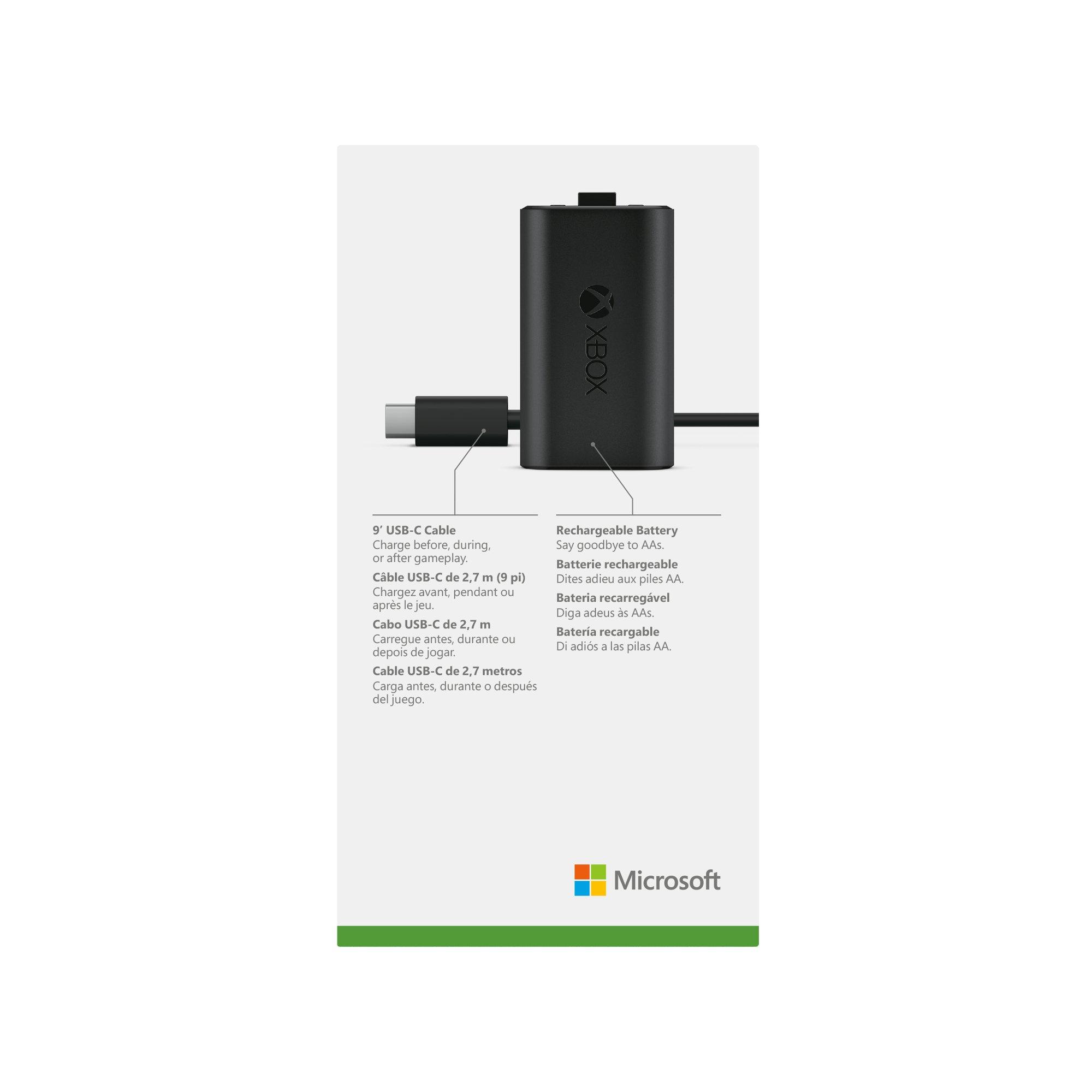 Xbox Rechargeable Battery + USB-C Cable - Xbox Play and Charge Kit for Xbox  Series X and Xbox Series S