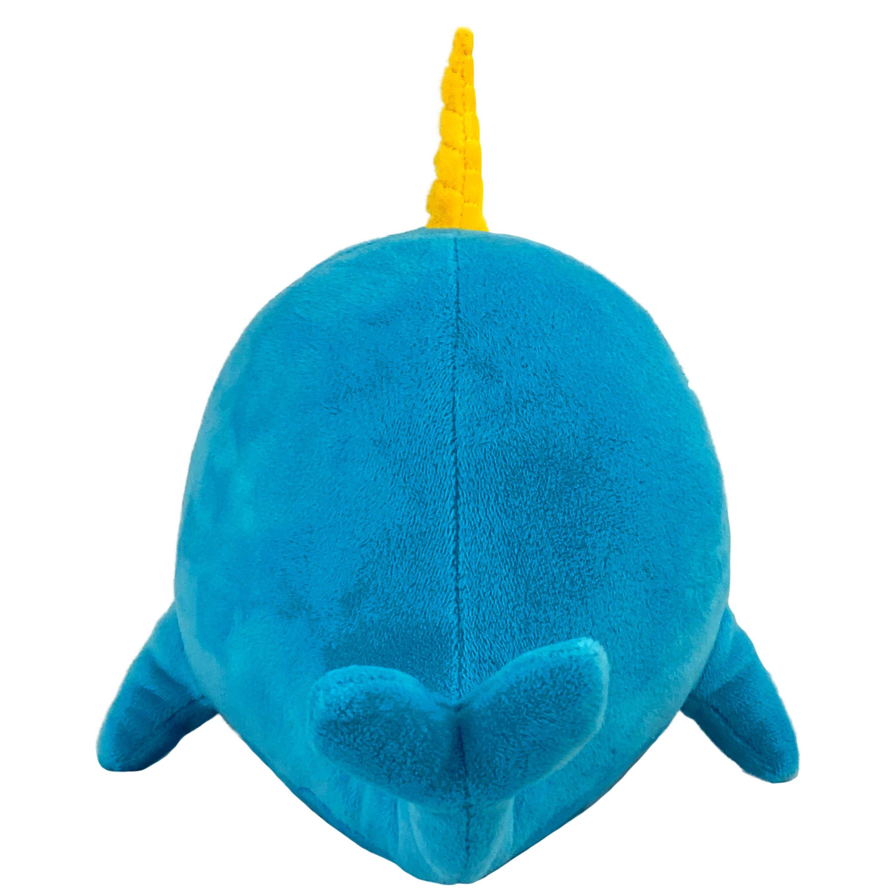 narwhal plush keychain