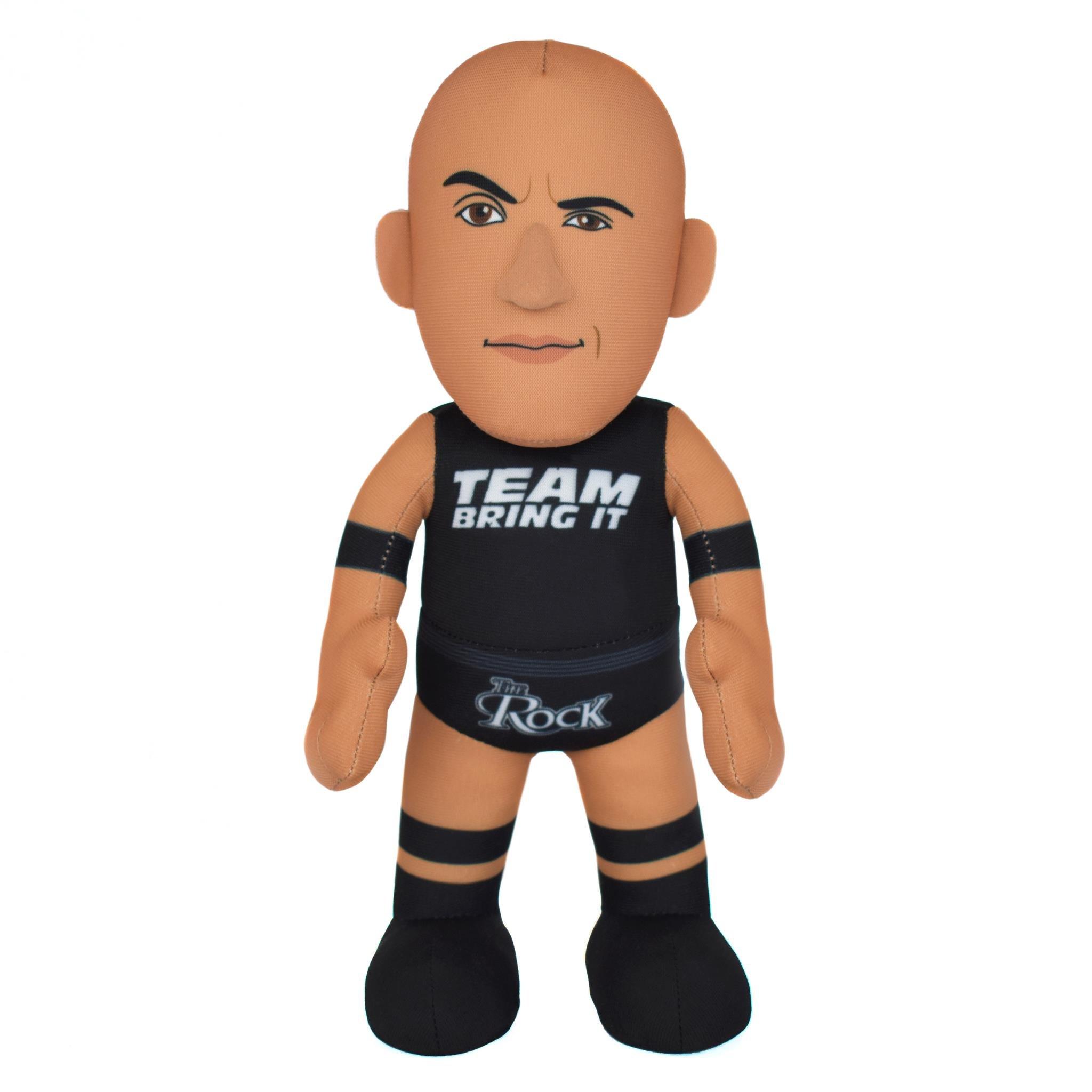 Wwe The Rock Old School Plush 10 In Gamestop