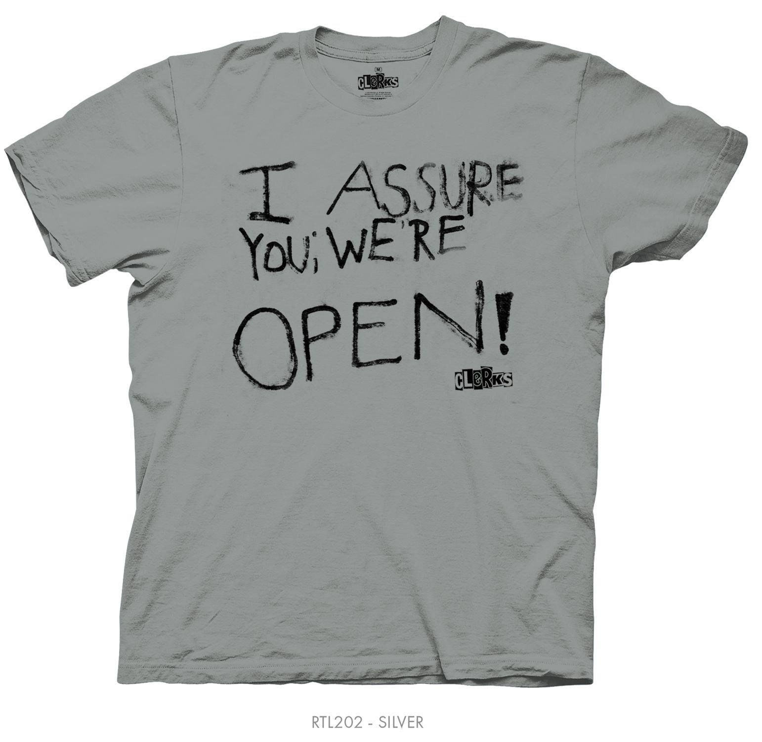 list item 1 of 2 Clerks We Are Open T-Shirt