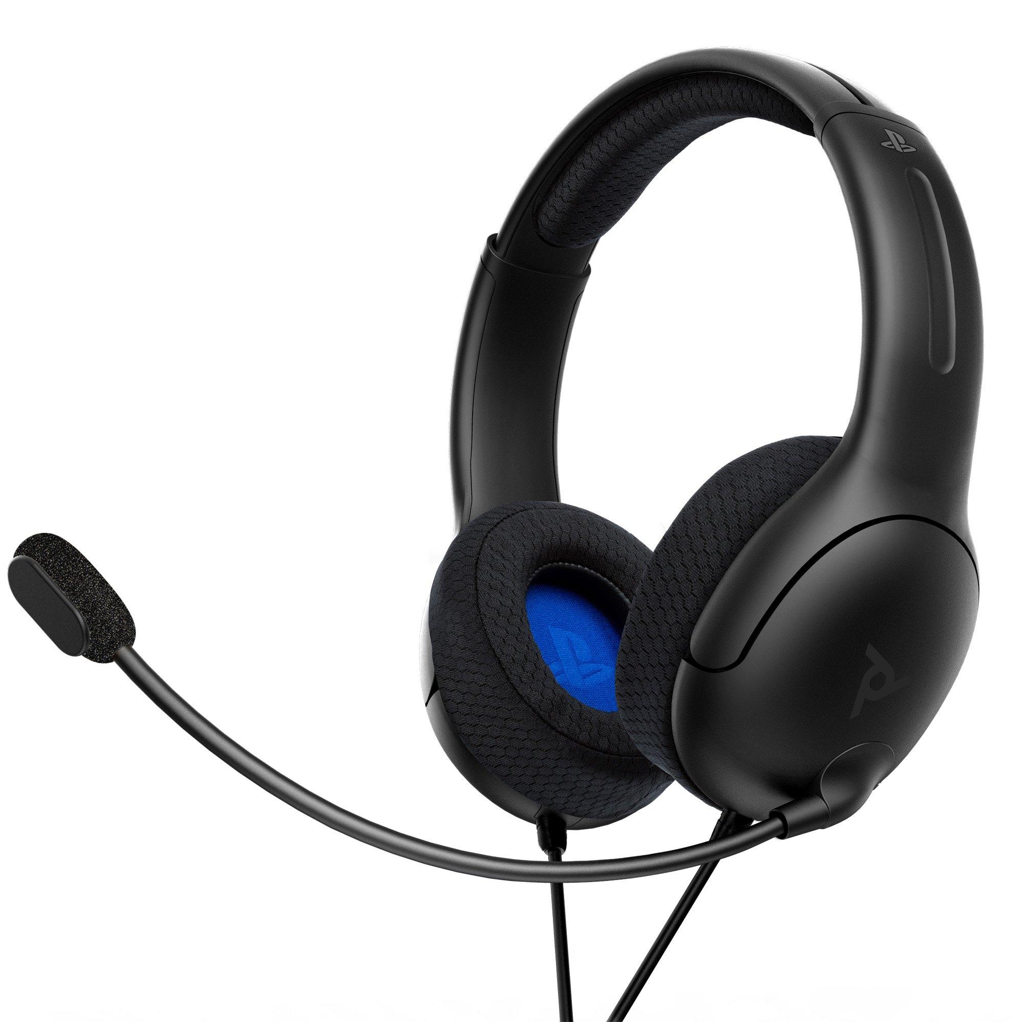 PDP Gaming LVL40 Wired Stereo Headset Black PS4- **No Sponge On