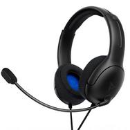 LVL40 Matte Black Wired Stereo Gaming Headset for PlayStation 4
