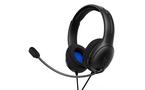 LVL40 Matte Black Wired Stereo Gaming Headset for PlayStation 4