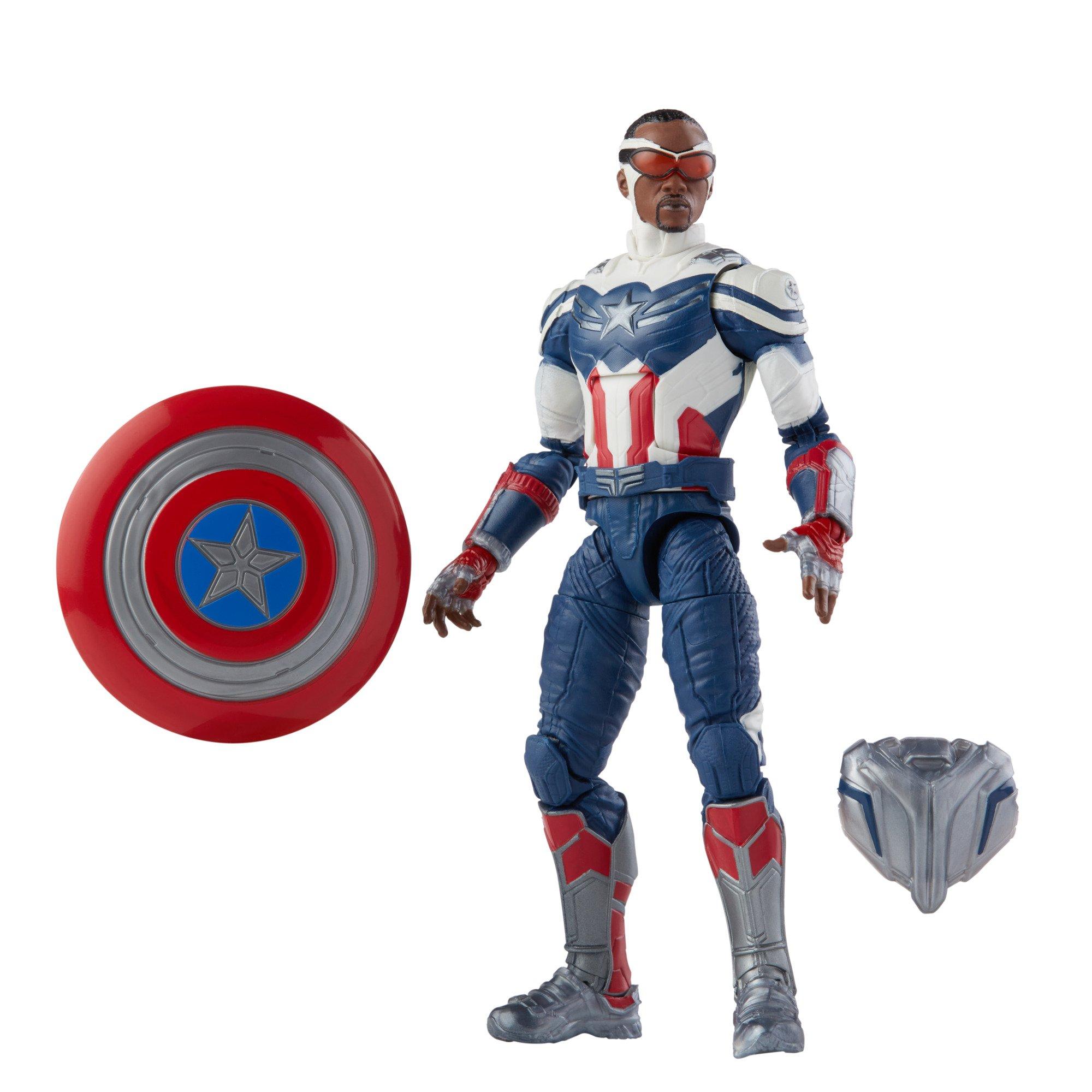 list item 3 of 8 Hasbro Marvel Legends Series The Falcon and Winter Soldier Captain America Sam Wilson 6-in Action Figure