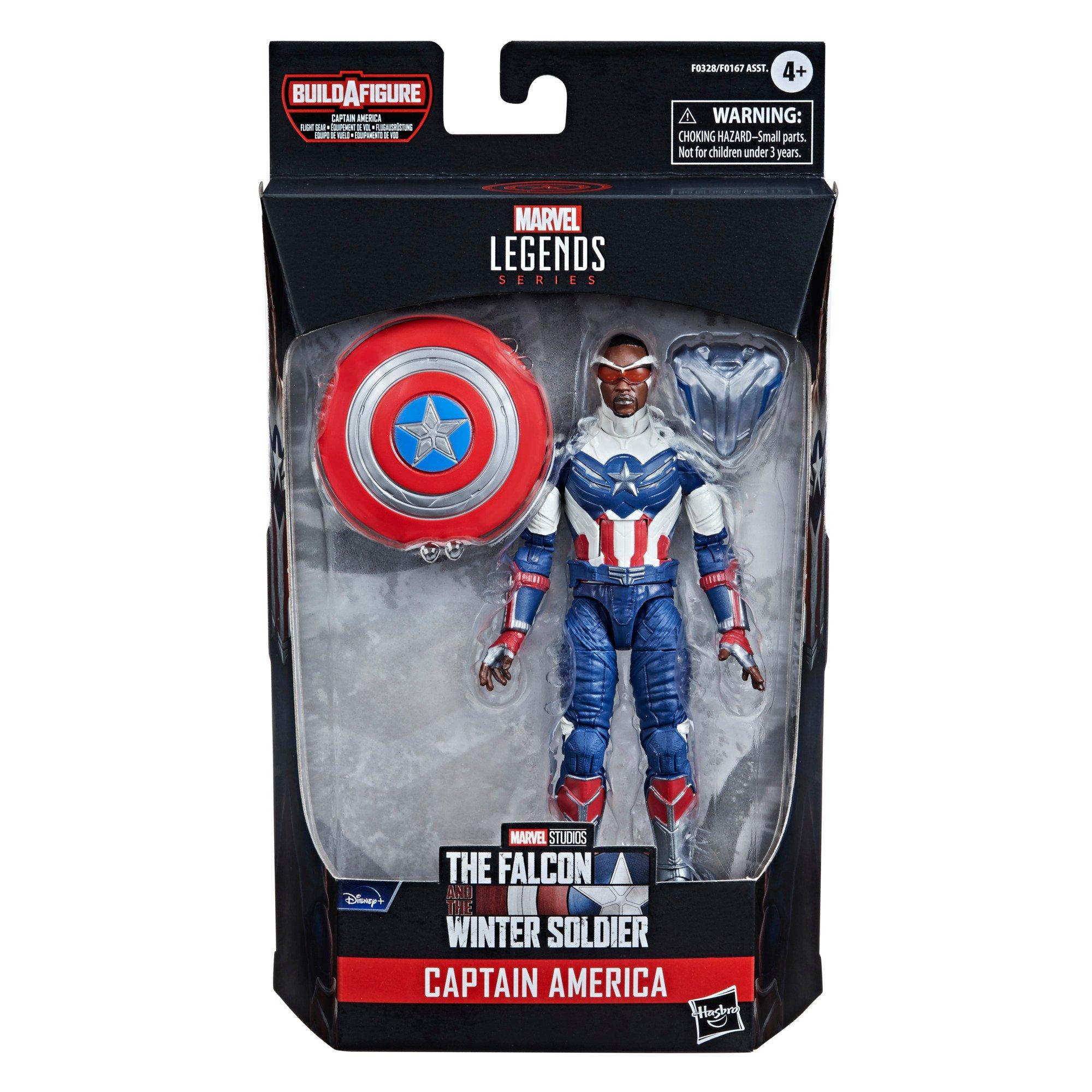 list item 5 of 8 Hasbro Marvel Legends Series The Falcon and Winter Soldier Captain America Sam Wilson 6-in Action Figure