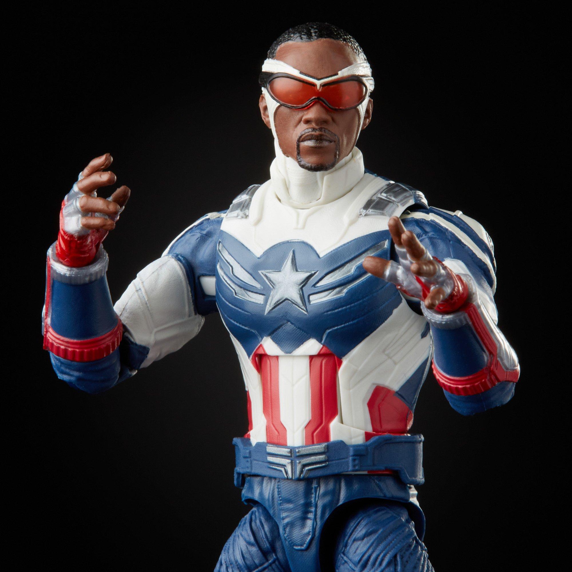 list item 8 of 8 Hasbro Marvel Legends Series The Falcon and Winter Soldier Captain America Sam Wilson 6-in Action Figure