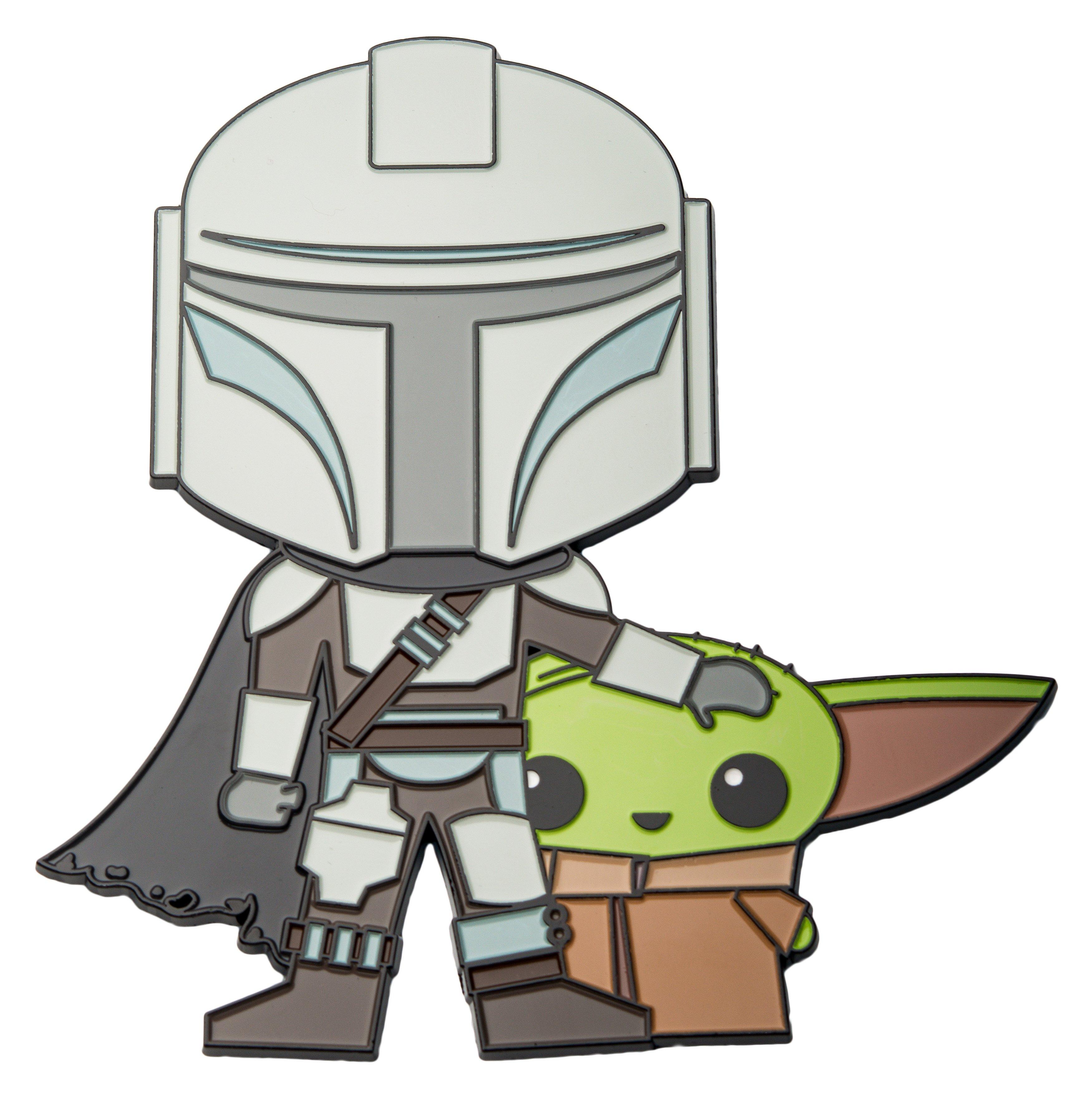 Star Wars: The Mandalorian - Mandalorian and the Child Magnet Pin