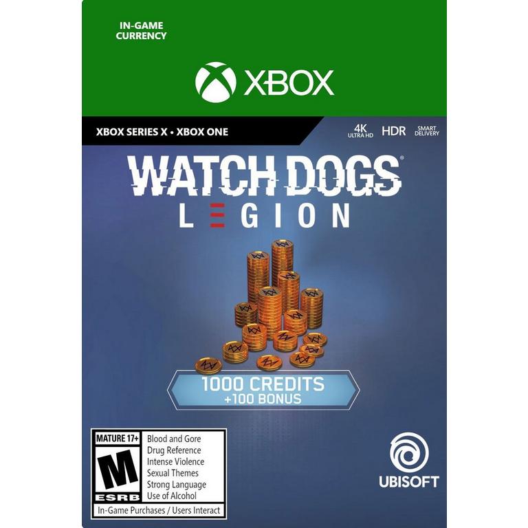 Watch Dogs: Legion 1,100 Credits - Xbox One