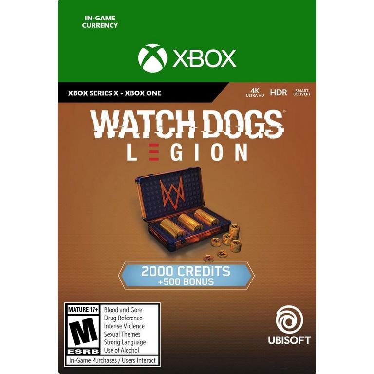 Watch Dogs: Legion 2,500 Credits - Xbox One